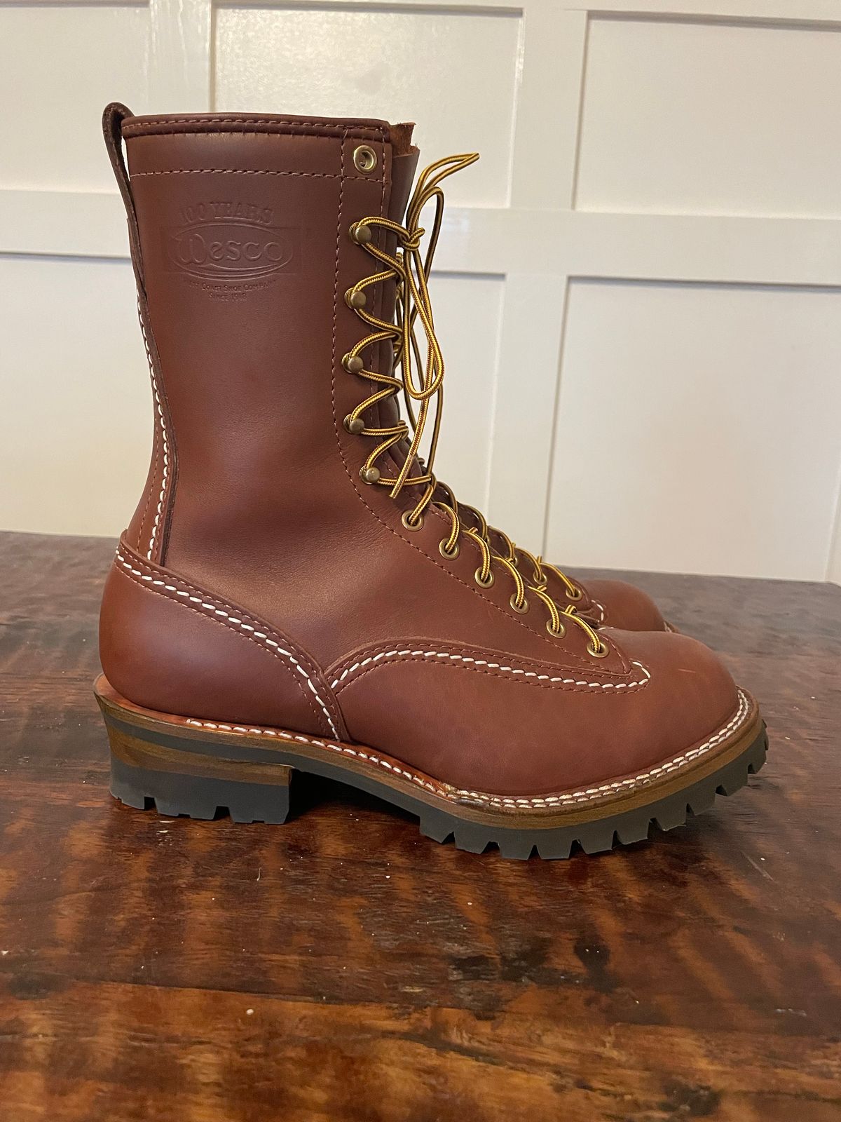 Photo by sthilburn on October 2, 2022 of the Wesco Jobmaster in Seidel Brown Oil Tan.