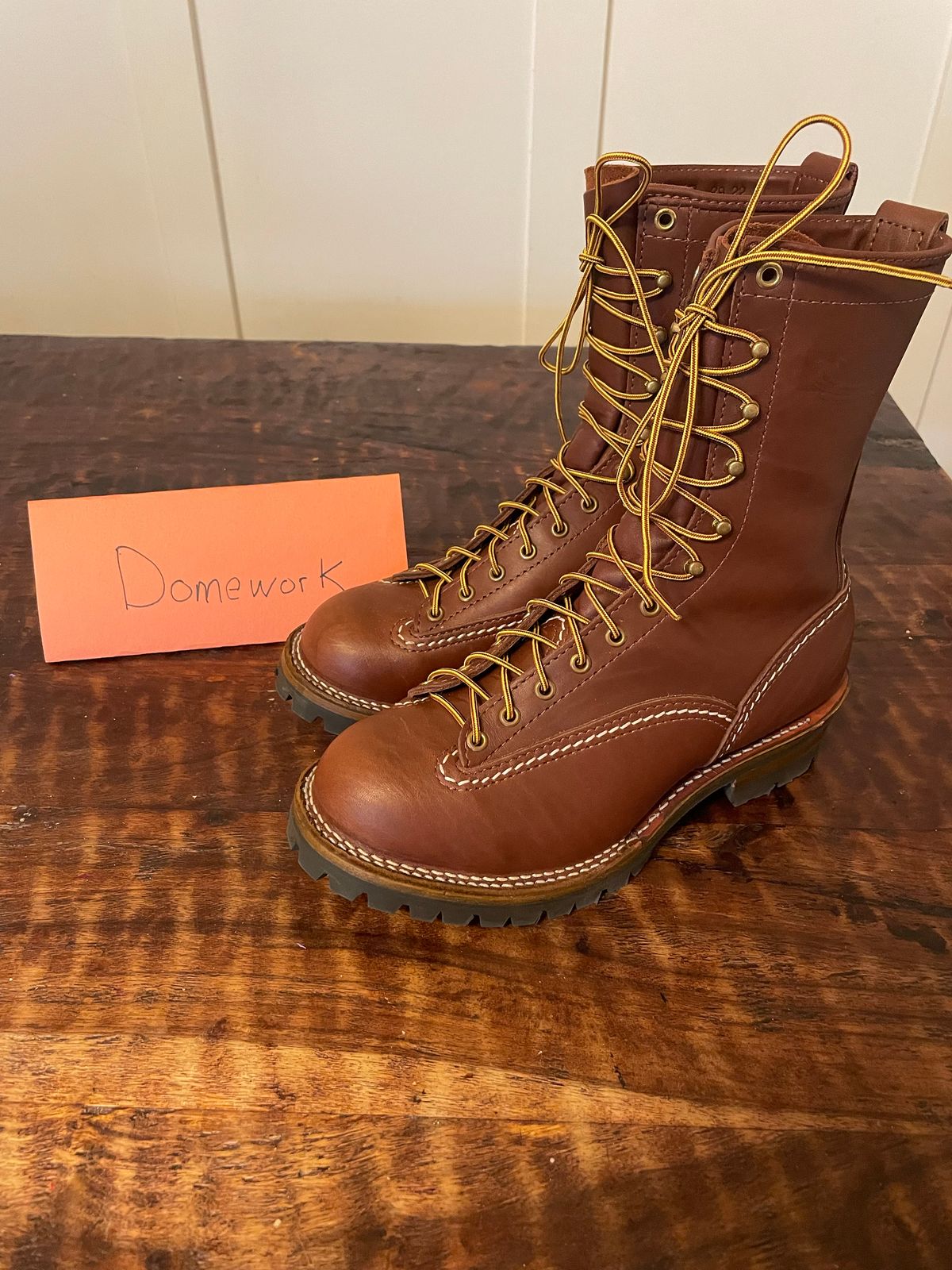 Photo by sthilburn on October 2, 2022 of the Wesco Jobmaster in Seidel Brown Oil Tan.