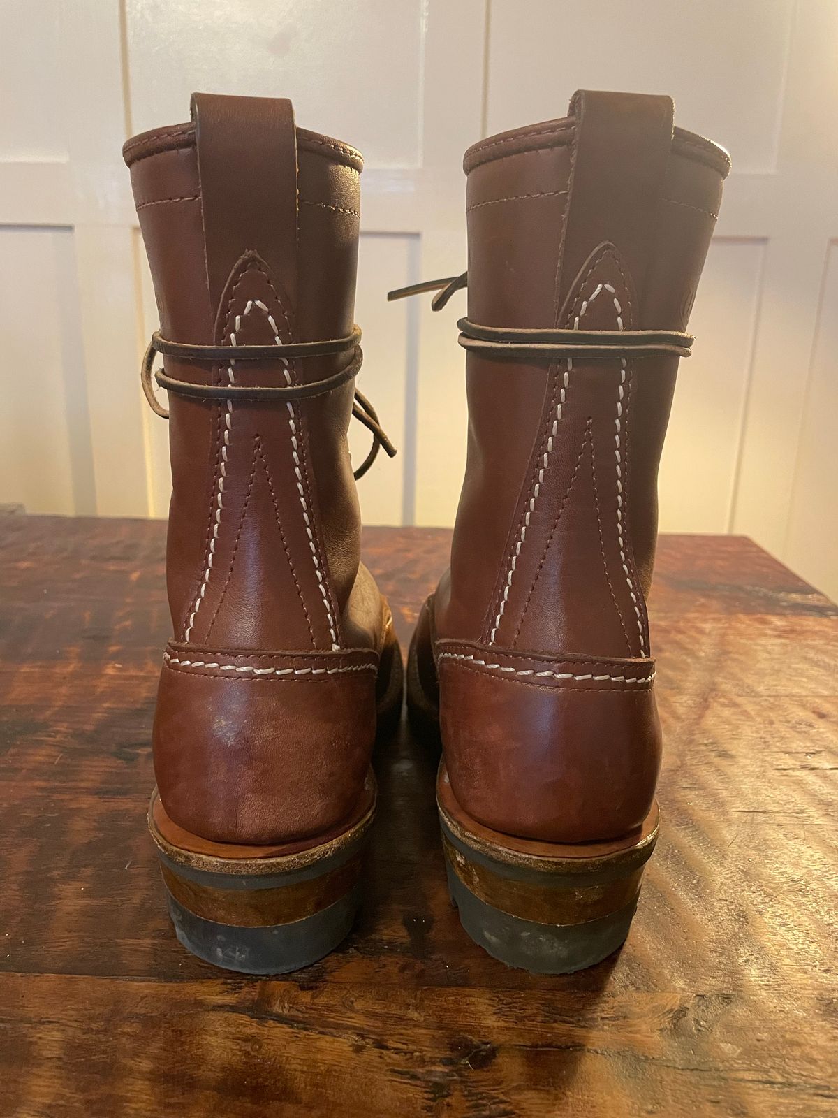 Photo by sthilburn on November 8, 2022 of the Wesco Jobmaster in Seidel Brown Oil Tan.