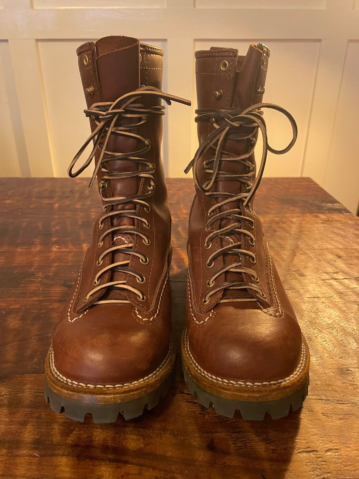 Photo by sthilburn on November 8, 2022 of the Wesco Jobmaster in Seidel Brown Oil Tan.