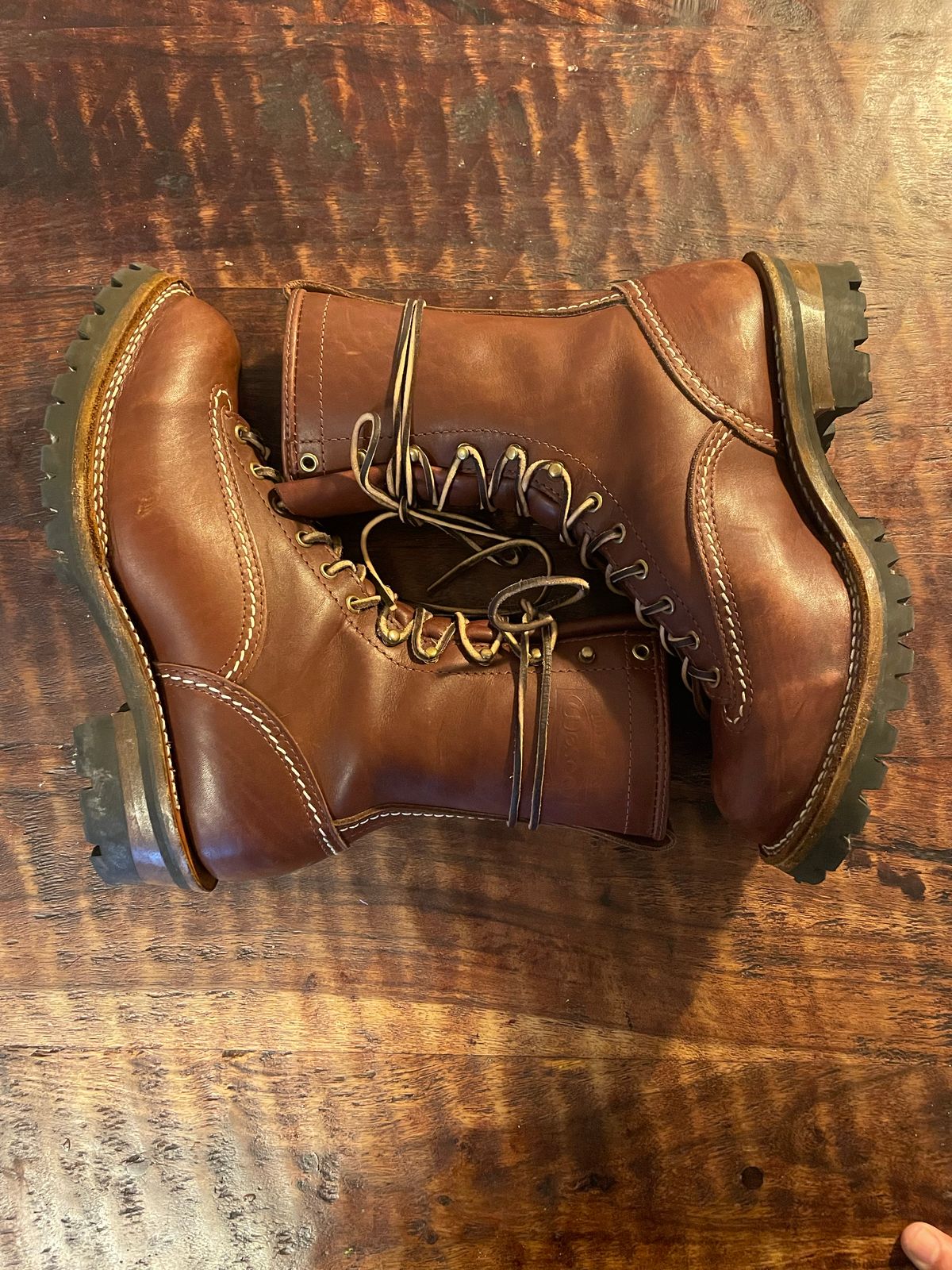 Photo by sthilburn on November 8, 2022 of the Wesco Jobmaster in Seidel Brown Oil Tan.