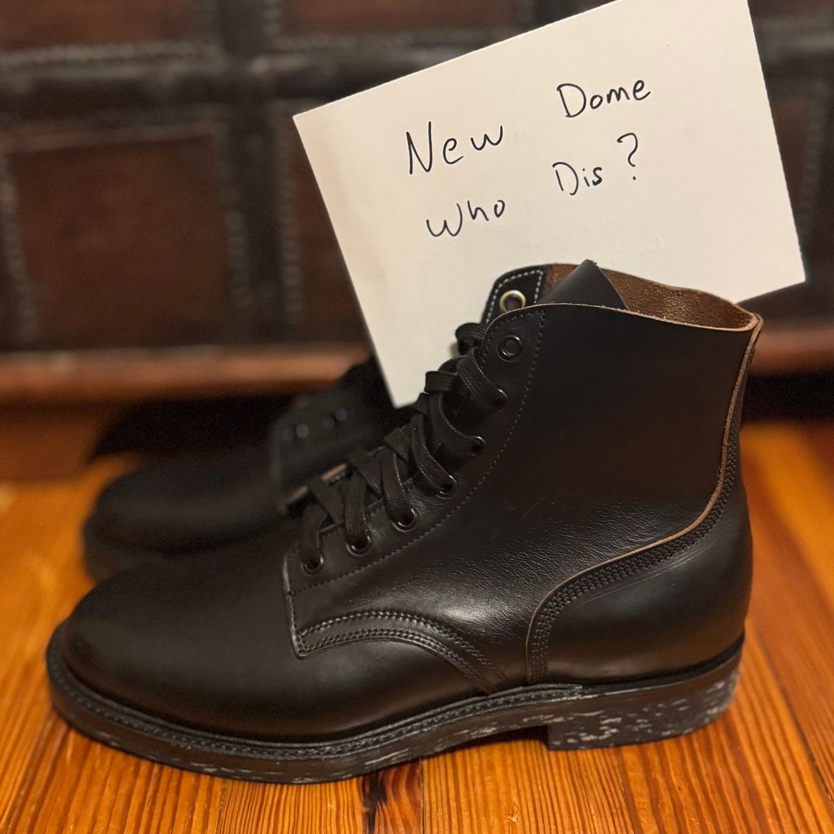 Photo by sthilburn on October 2, 2025 of the Role Club Boondockers in Handfinished CXL Horsehide.