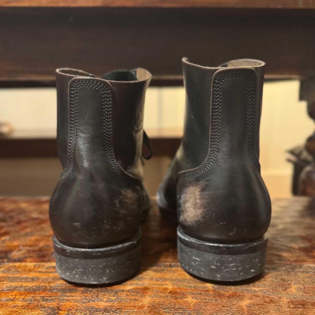 Photo by sthilburn on November 4, 2025 of the Role Club Boondockers in Handfinished CXL Horsehide.