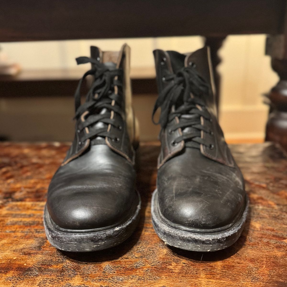 Photo by sthilburn on November 4, 2025 of the Role Club Boondockers in Handfinished CXL Horsehide.