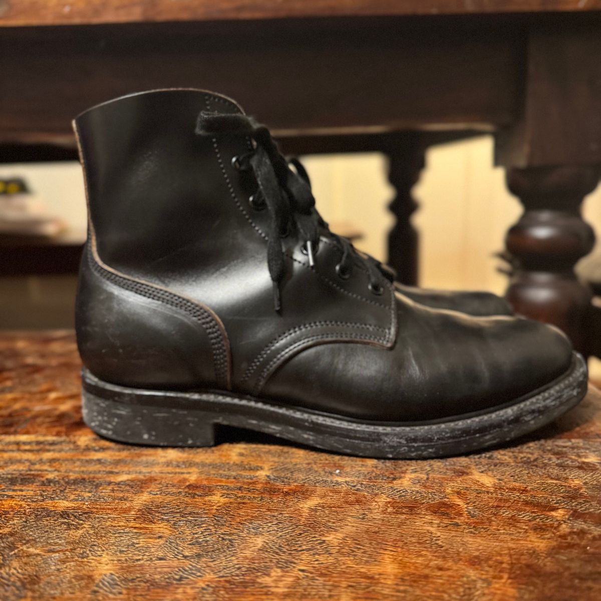 Photo by sthilburn on November 4, 2025 of the Role Club Boondockers in Handfinished CXL Horsehide.