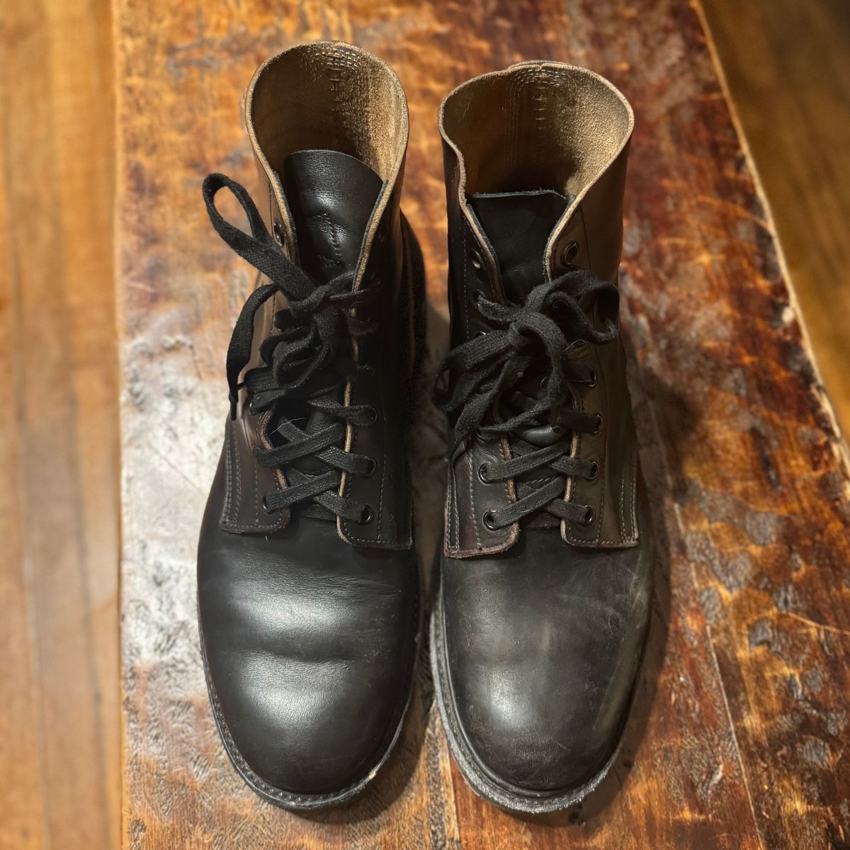 Photo by sthilburn on November 4, 2025 of the Role Club Boondockers in Handfinished CXL Horsehide.