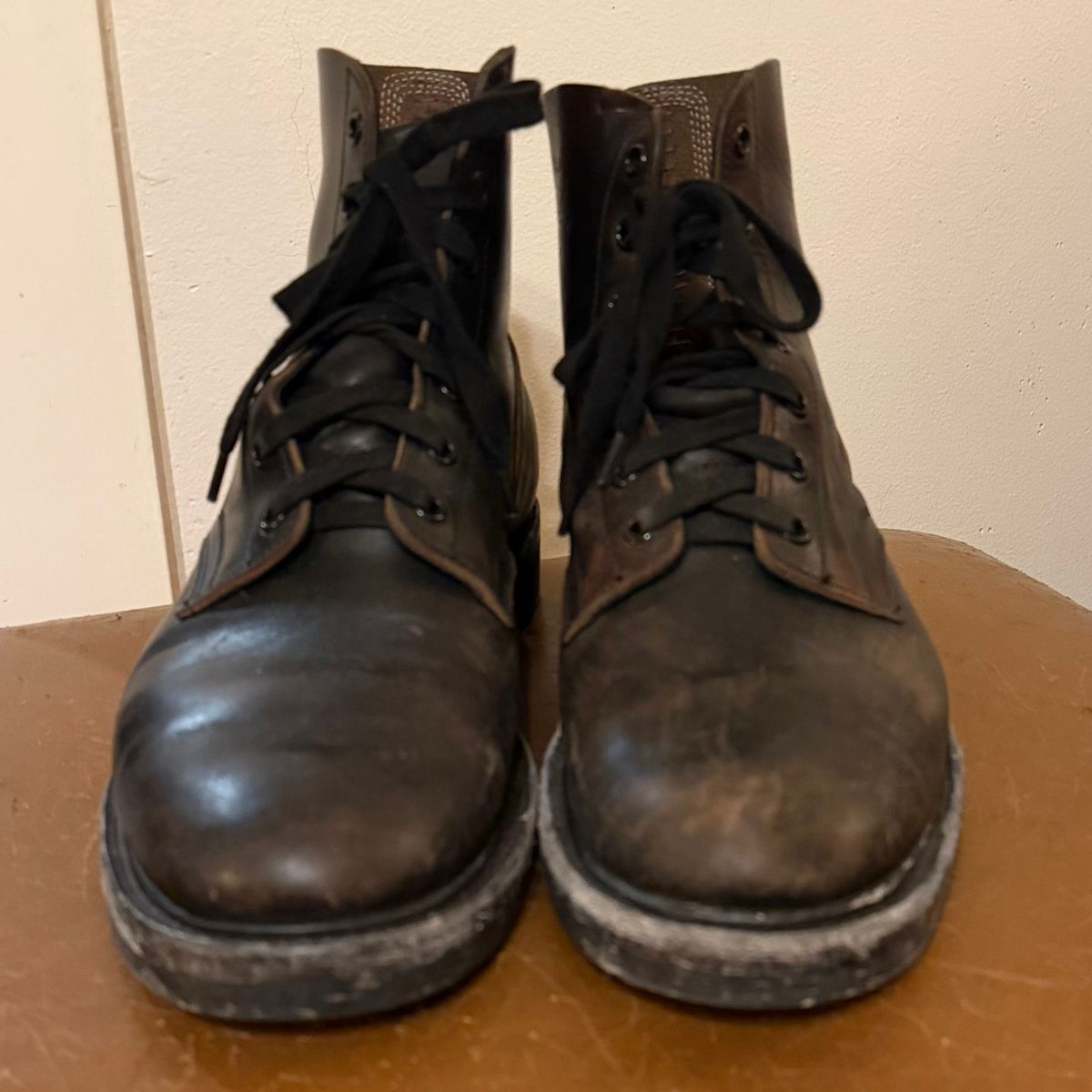 Photo by sthilburn on March 6, 2026 of the Role Club Boondockers in Handfinished CXL Horsehide.