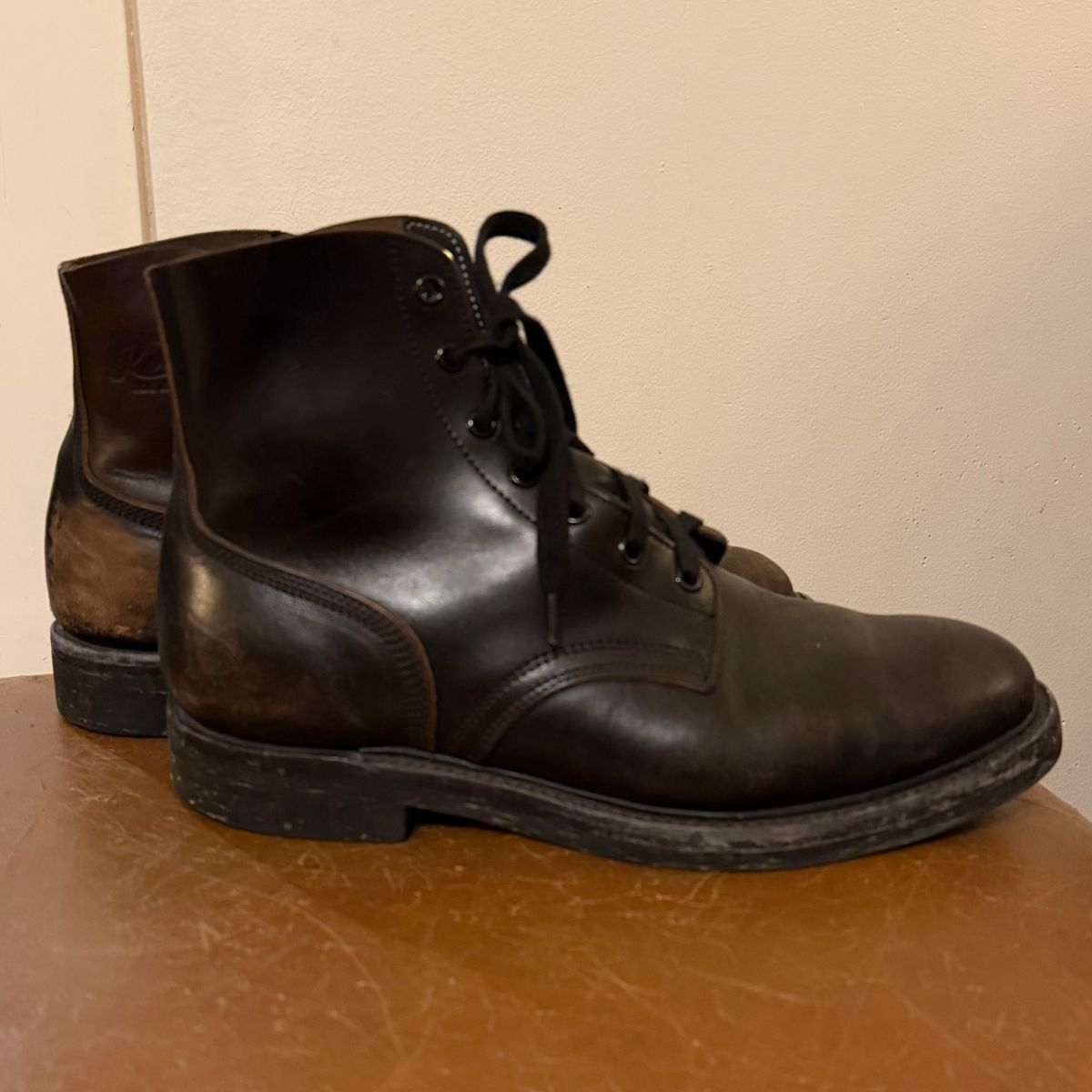 Photo by sthilburn on March 6, 2026 of the Role Club Boondockers in Handfinished CXL Horsehide.
