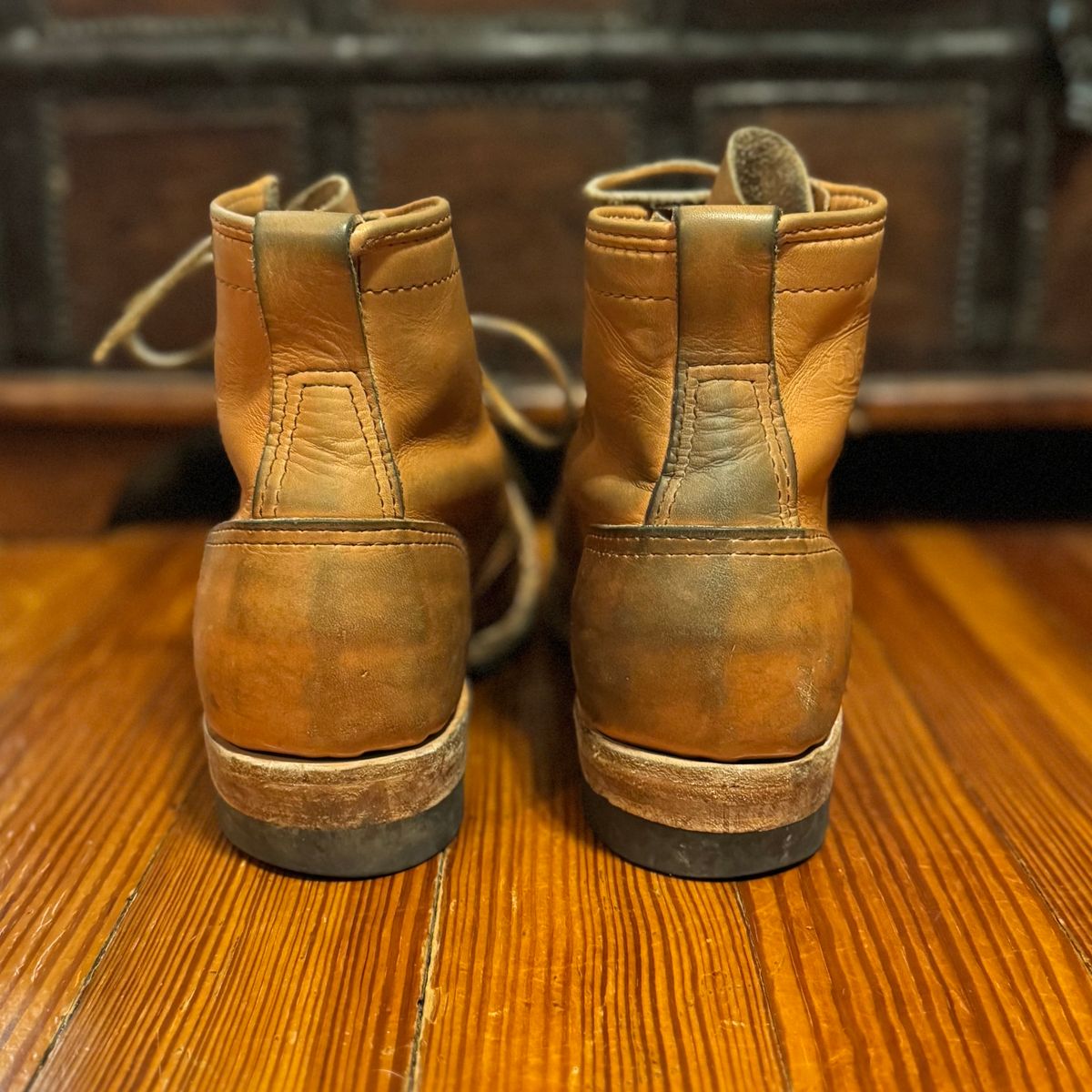 Photo by sthilburn on January 6, 2025 of the Wesco Wesco/x S&S Day Breaker in Horween Natural Essex.