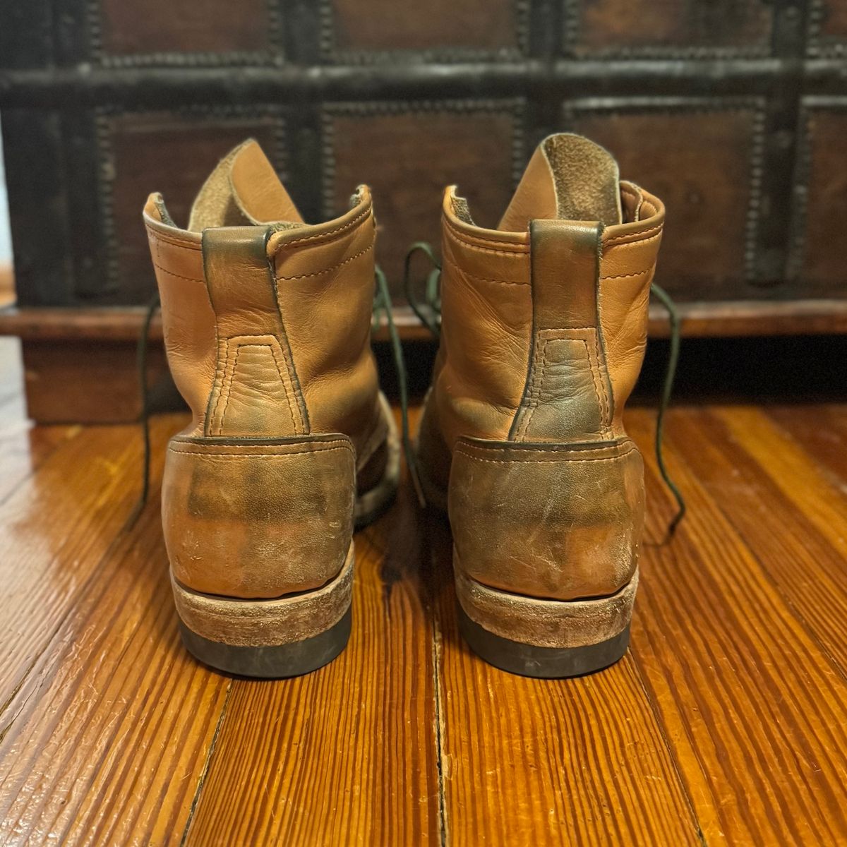 Photo by sthilburn on March 6, 2025 of the Wesco Wesco/x S&S Day Breaker in Horween Natural Essex.