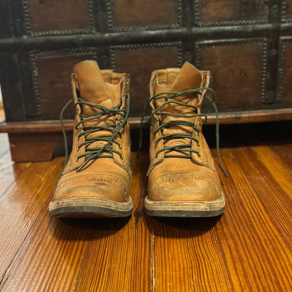 Photo by sthilburn on March 6, 2025 of the Wesco Wesco/x S&S Day Breaker in Horween Natural Essex.