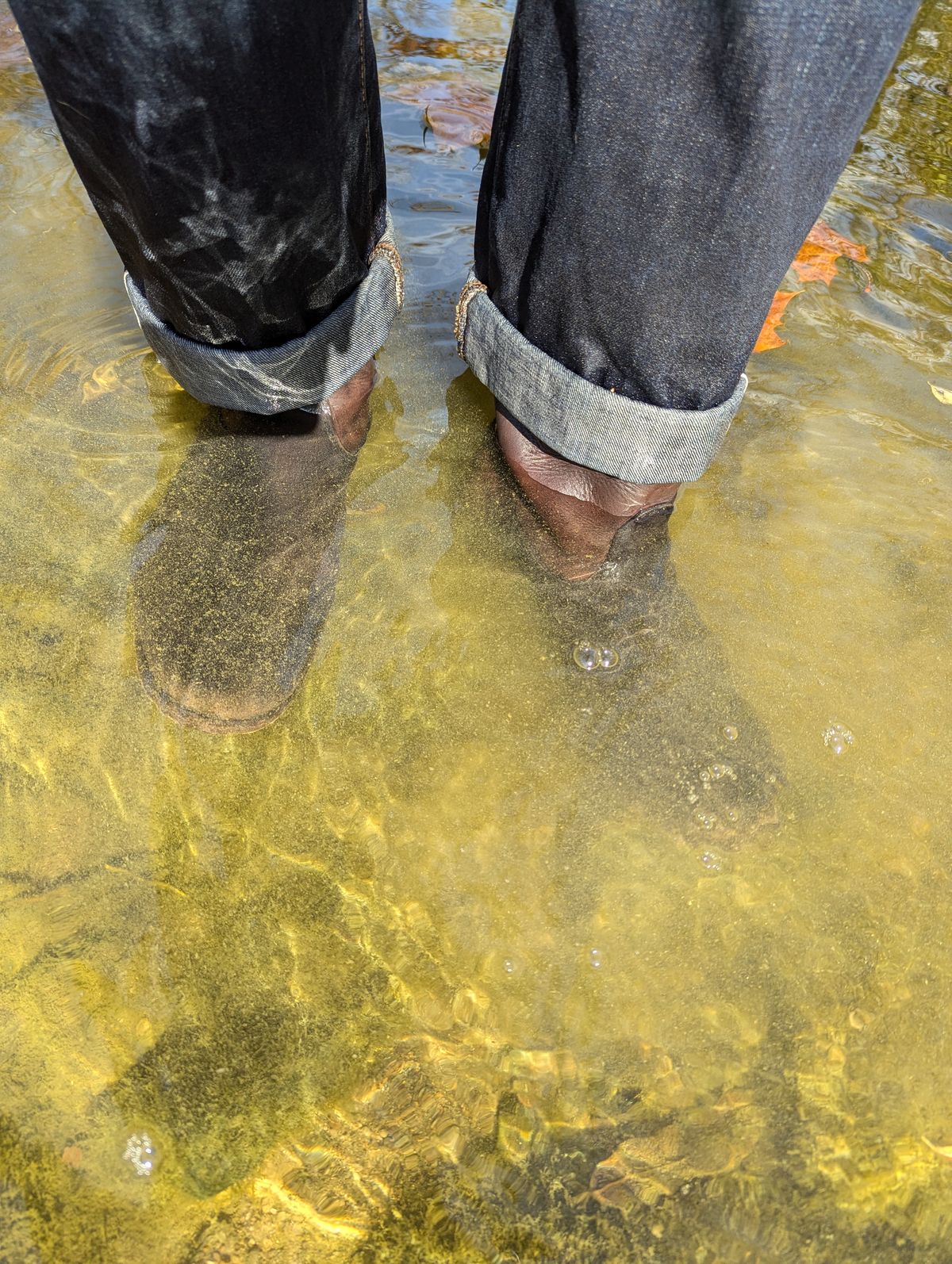 Photo by clefke on October 26, 2024 of the At The Front Jackboots in Natural Chrome Re-Tan & Natural Chrome Re-Tan Rough Out.