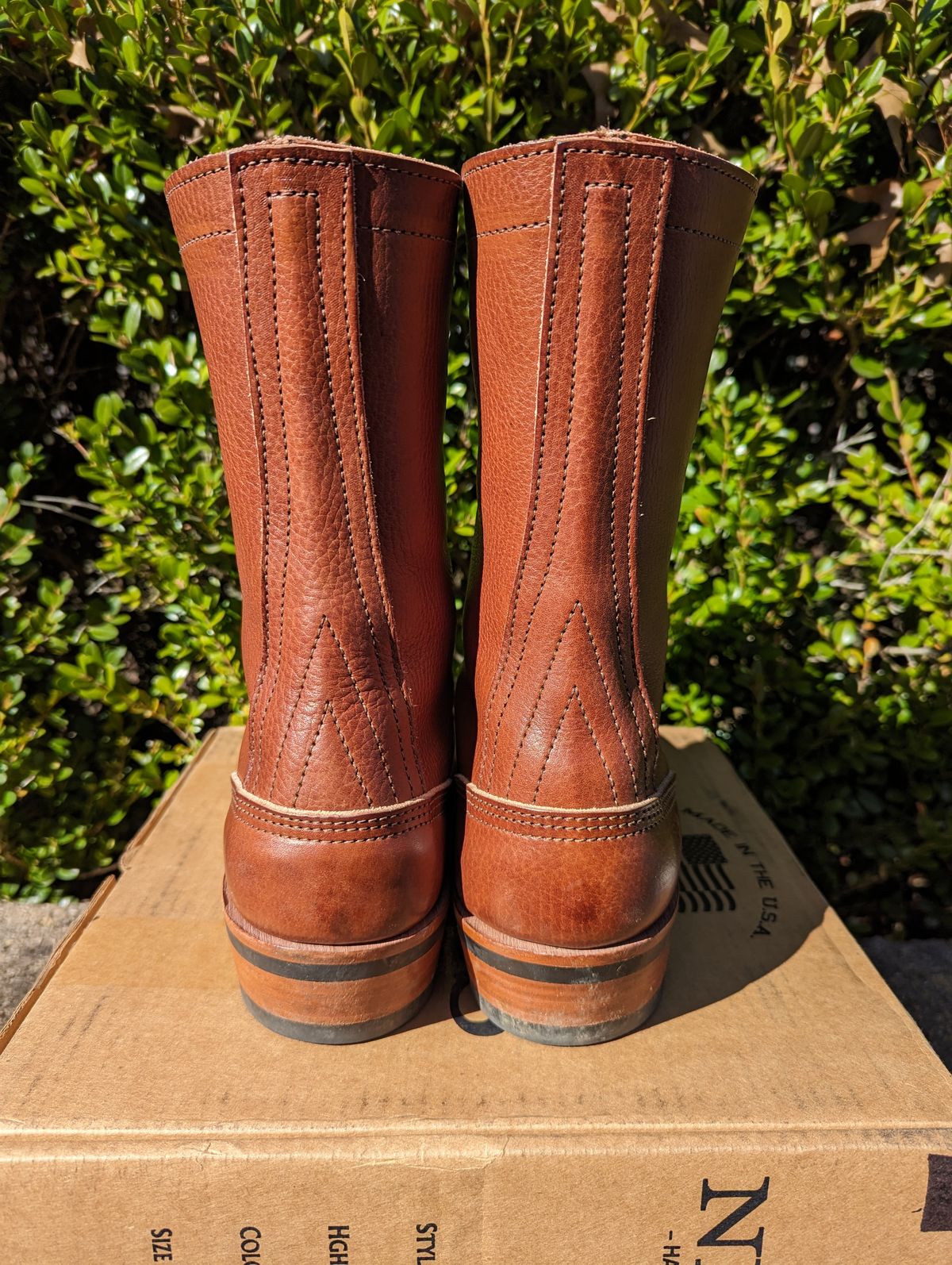 Photo by clefke on February 29, 2024 of the Nicks MTO in Wickett & Craig Medium Brown Milled Traditional Harness.