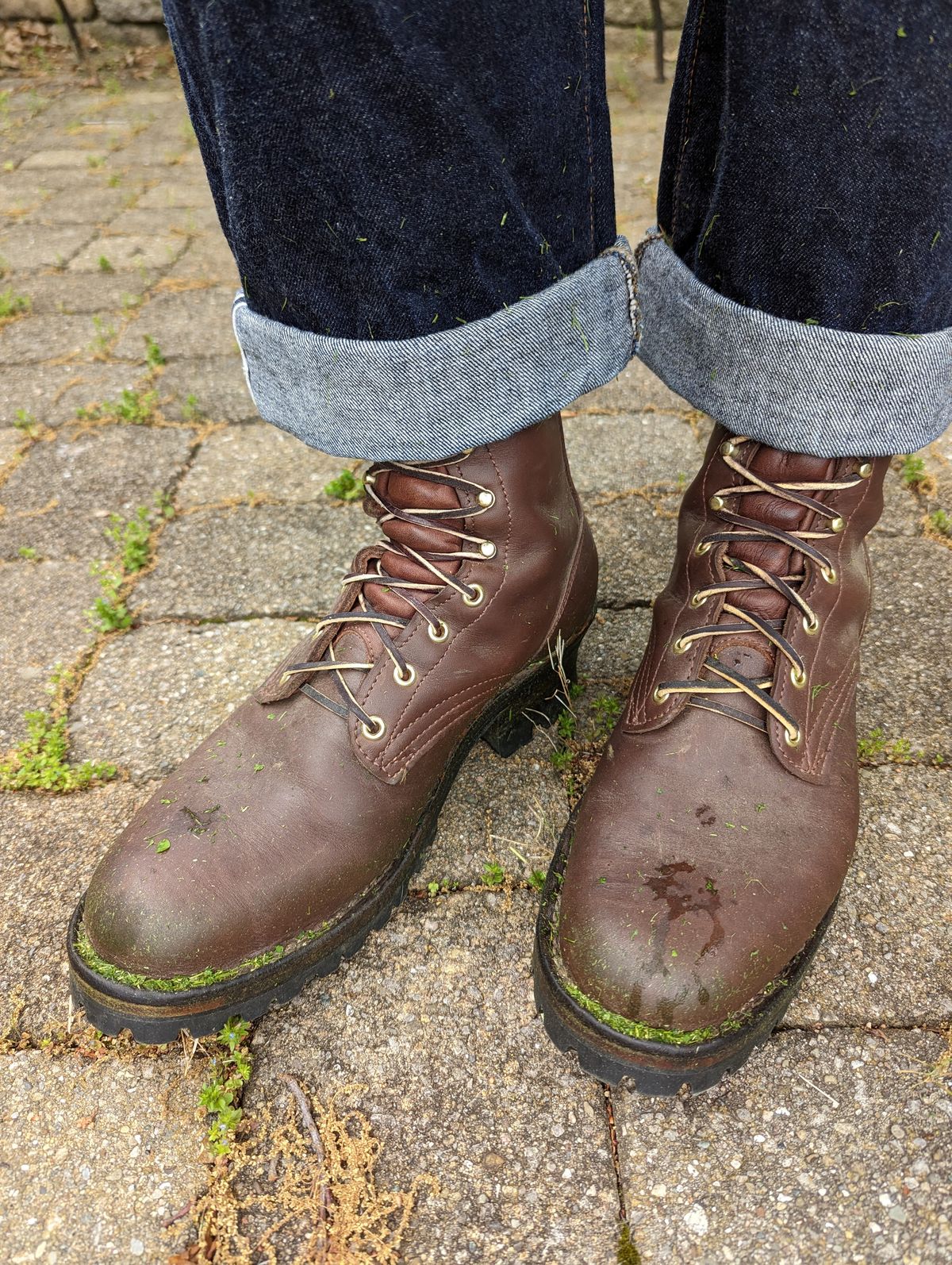 Photo by clefke on May 6, 2023 of the Frank's Boots The Patriot in Seidel Walnut Oil Tan.