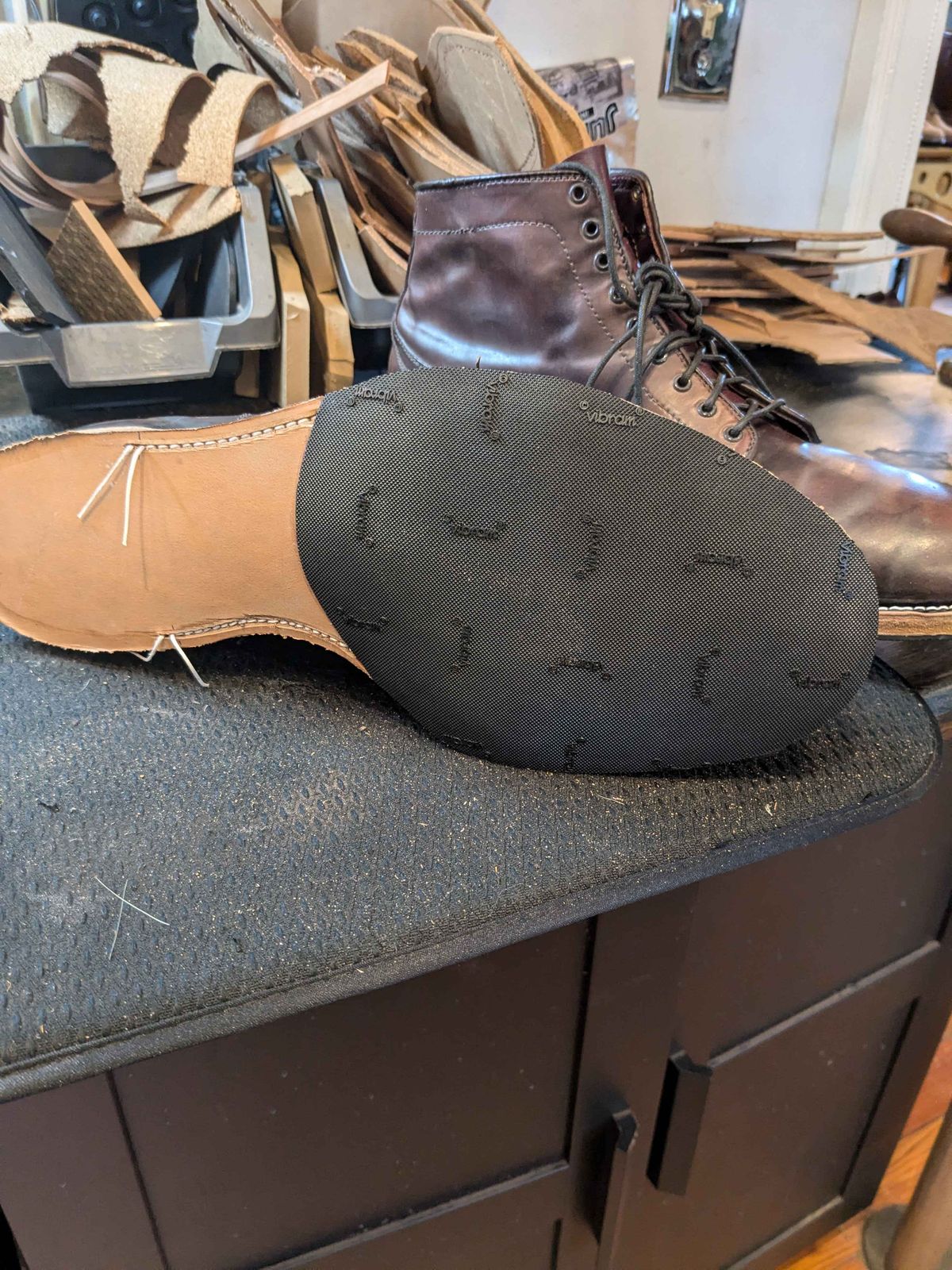 Photo by clefke on August 3, 2024 of the Alden Plain Toe Boot in Horween Color 8 Shell Cordovan.