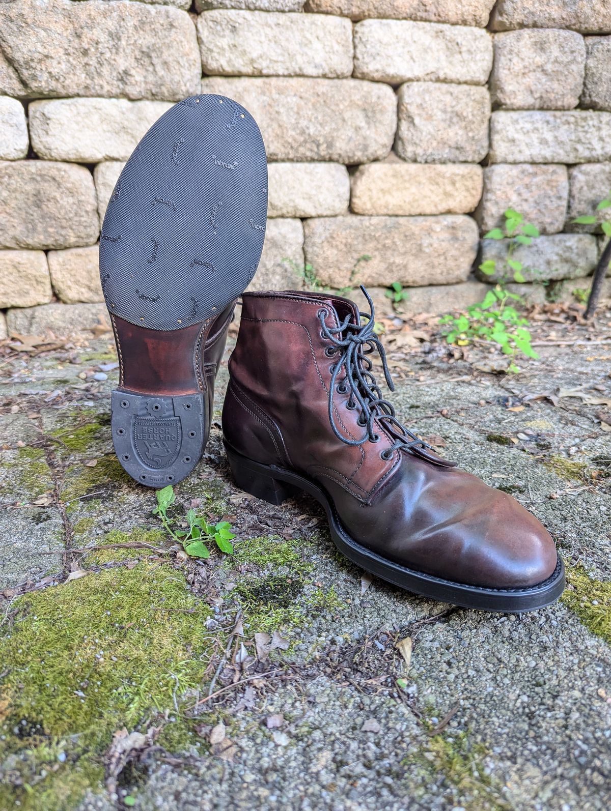 Photo by clefke on August 7, 2024 of the Alden Plain Toe Boot in Horween Color 8 Shell Cordovan.