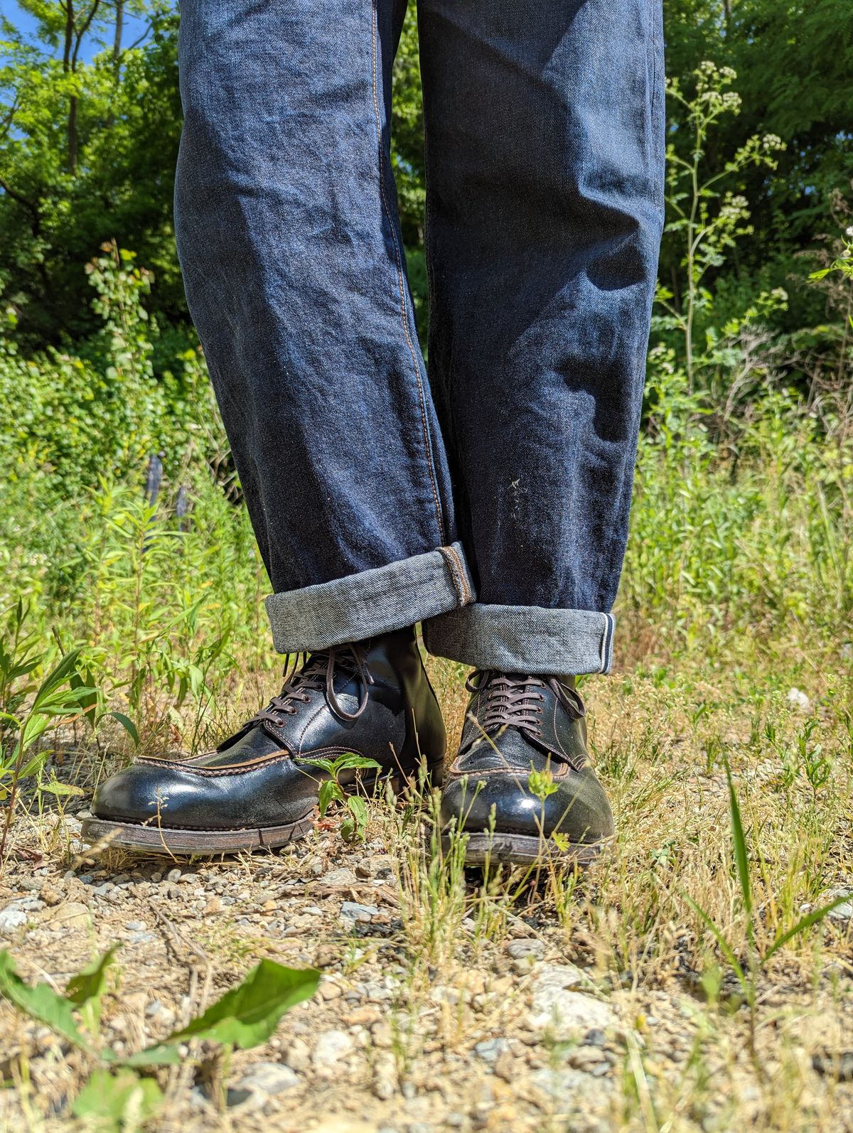 Photo by clefke on June 11, 2023 of the The 2 Monkeys Sportif Boots in Du Puy Patina Crust "Dyeable" French Calf.