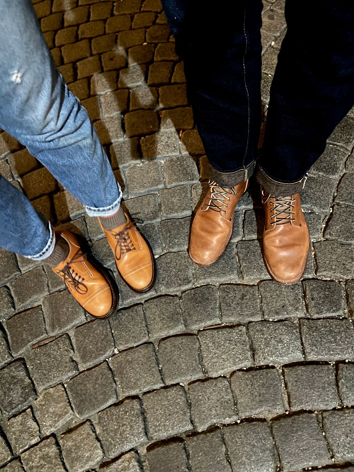 Photo by bootsonmars on November 5, 2022 of the Sagara Officer Shoes in Maryam Natural Horsebutt.