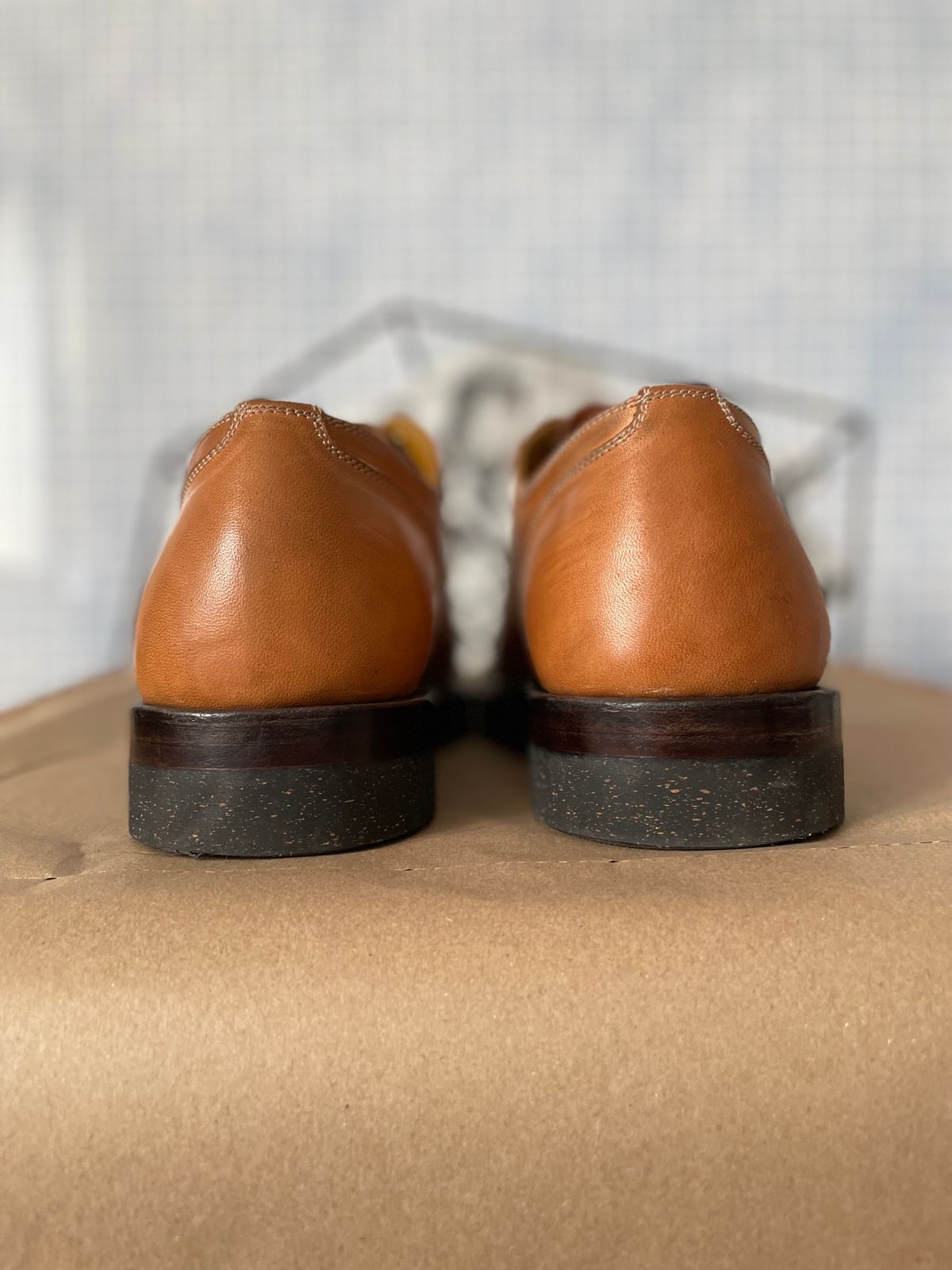 Photo by bootsonmars on November 5, 2022 of the Sagara Officer Shoes in Maryam Natural Horsebutt.
