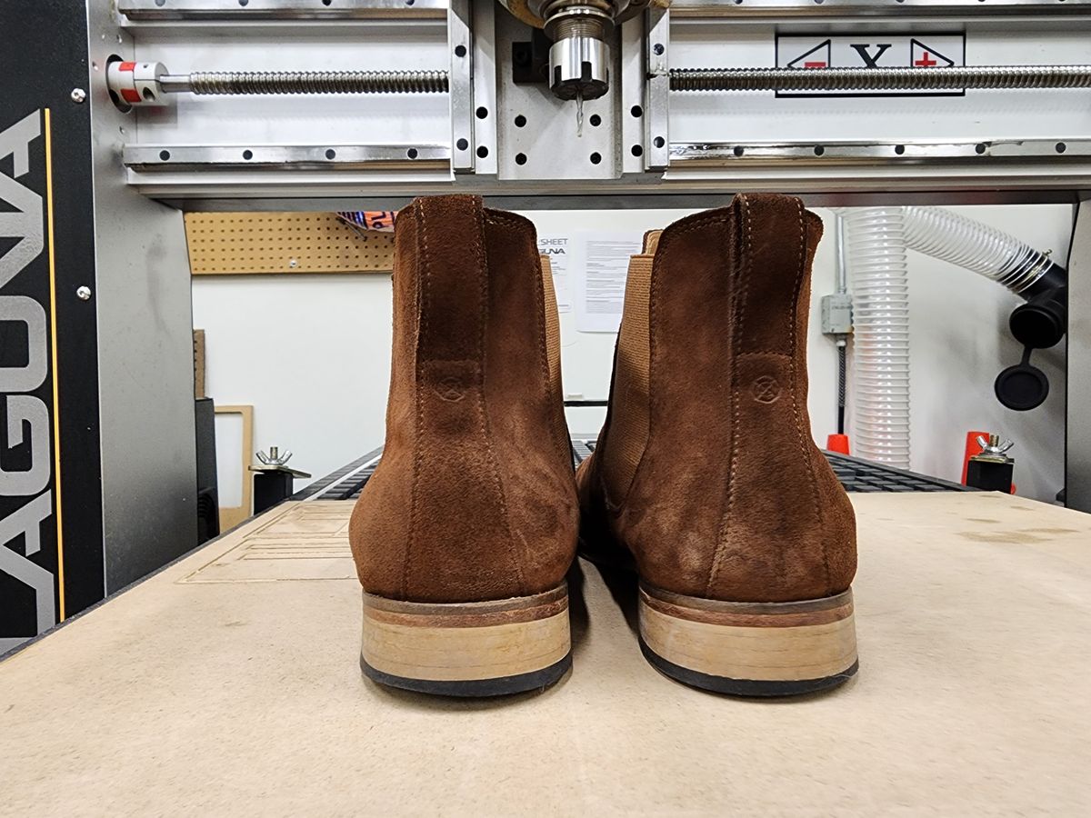 Photo by PrimordialOohs on January 6, 2023 of the Bomberos Unlisted Model in Snuff Waterproof German Suede.