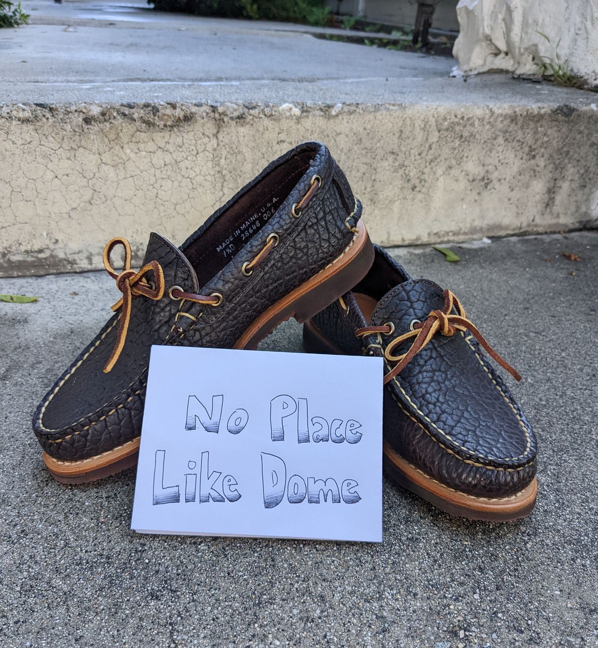Photo by kat on November 10, 2022 of the Rancourt & Co. Unlisted Model in Rancourt Chocolate Tuscon Bison.