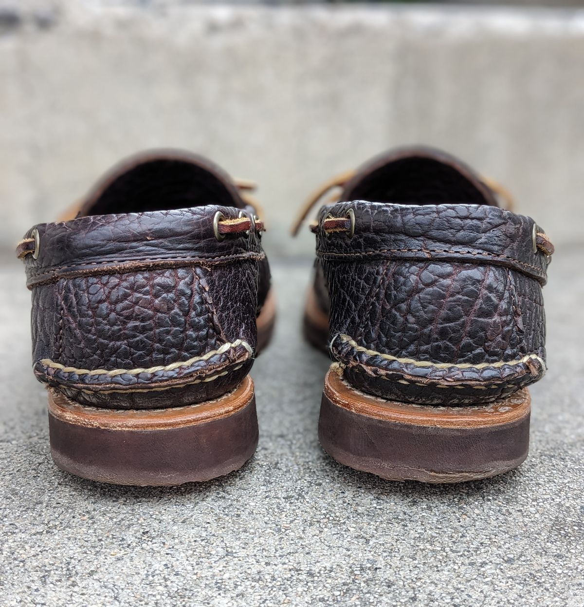 Photo by kat on February 3, 2023 of the Rancourt & Co. Unlisted Model in Rancourt Chocolate Tuscon Bison.