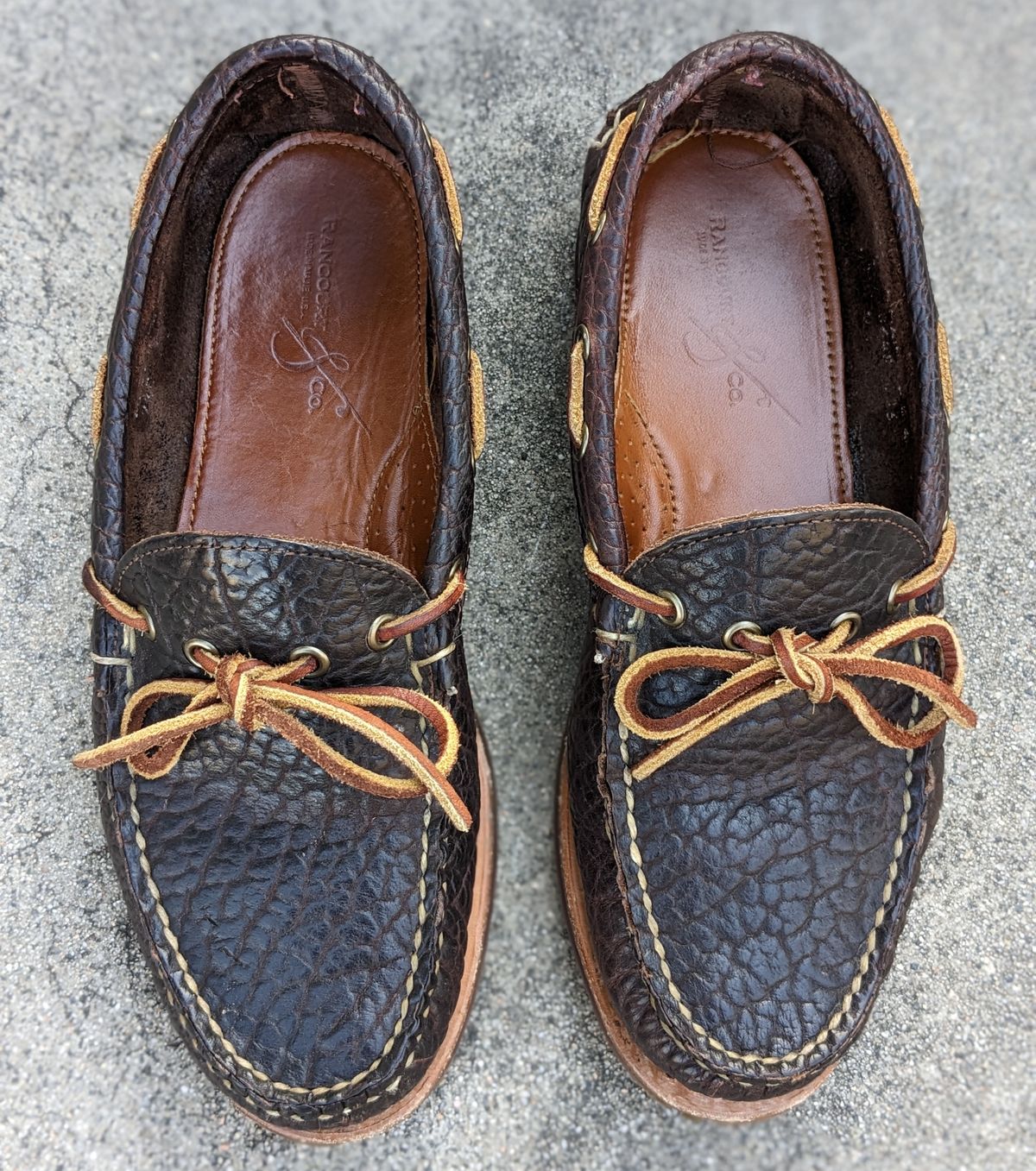 Photo by kat on March 4, 2023 of the Rancourt & Co. Unlisted Model in Rancourt Chocolate Tuscon Bison.