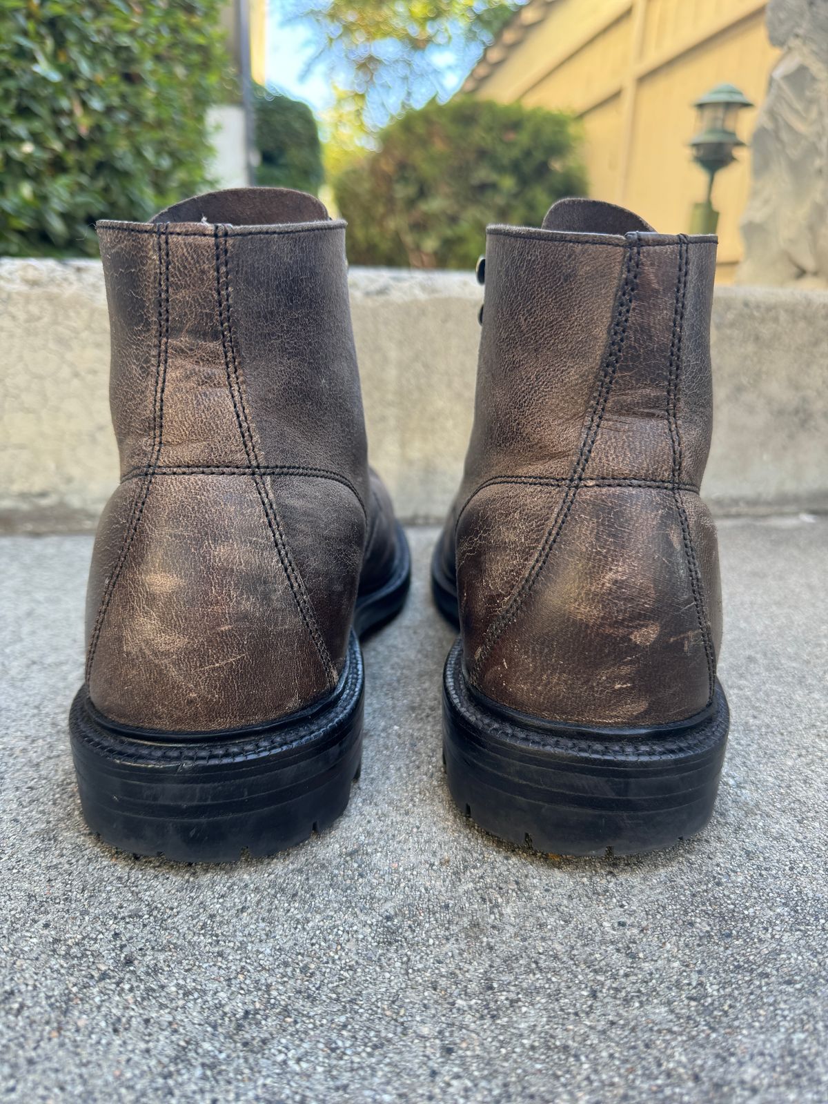 Photo by kat on November 4, 2024 of the Grant Stone Brass Boot in Gallun Teton Waxy Stag.