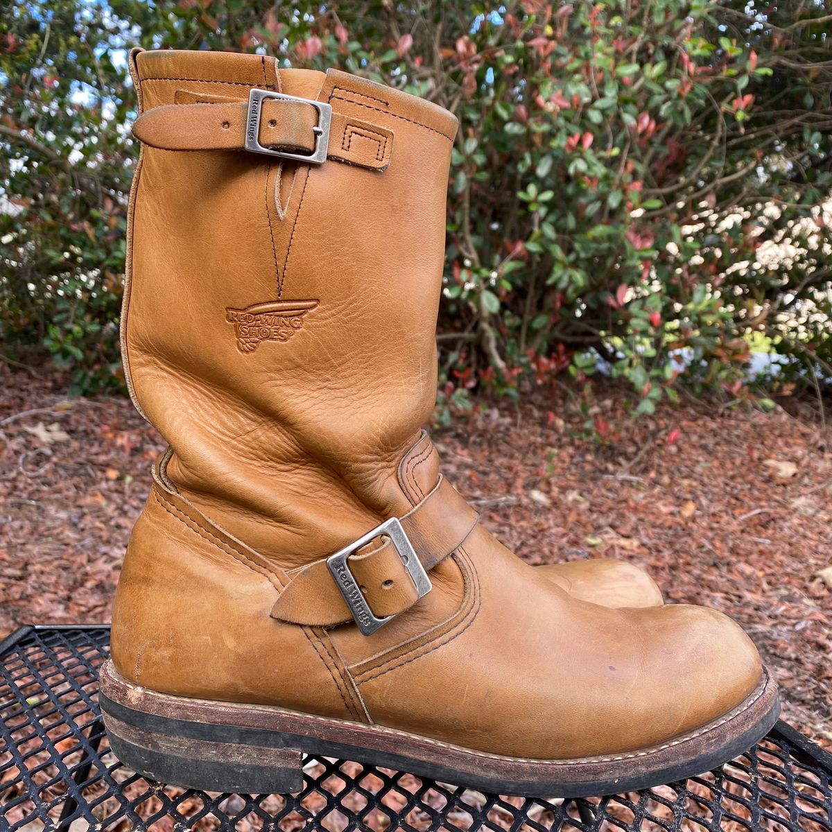 Photo by centralfornia on March 5, 2023 of the Red Wing Engineer in S.B. Foot Hawthorne Muleskinner.