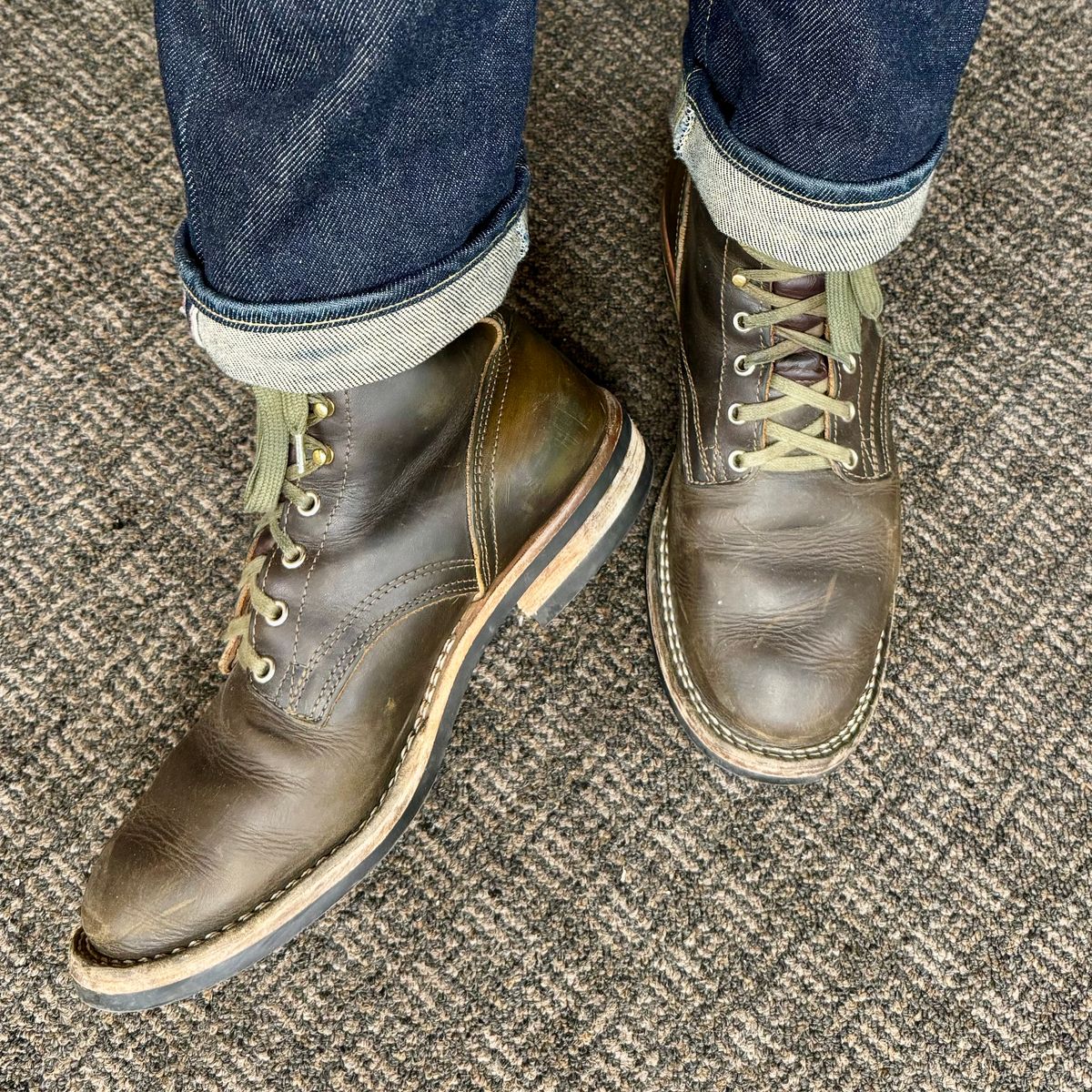 Photo by Leetsalot on September 22, 2025 of the Nicks Free Range in Wickett & Craig Olive Double Stuffed.