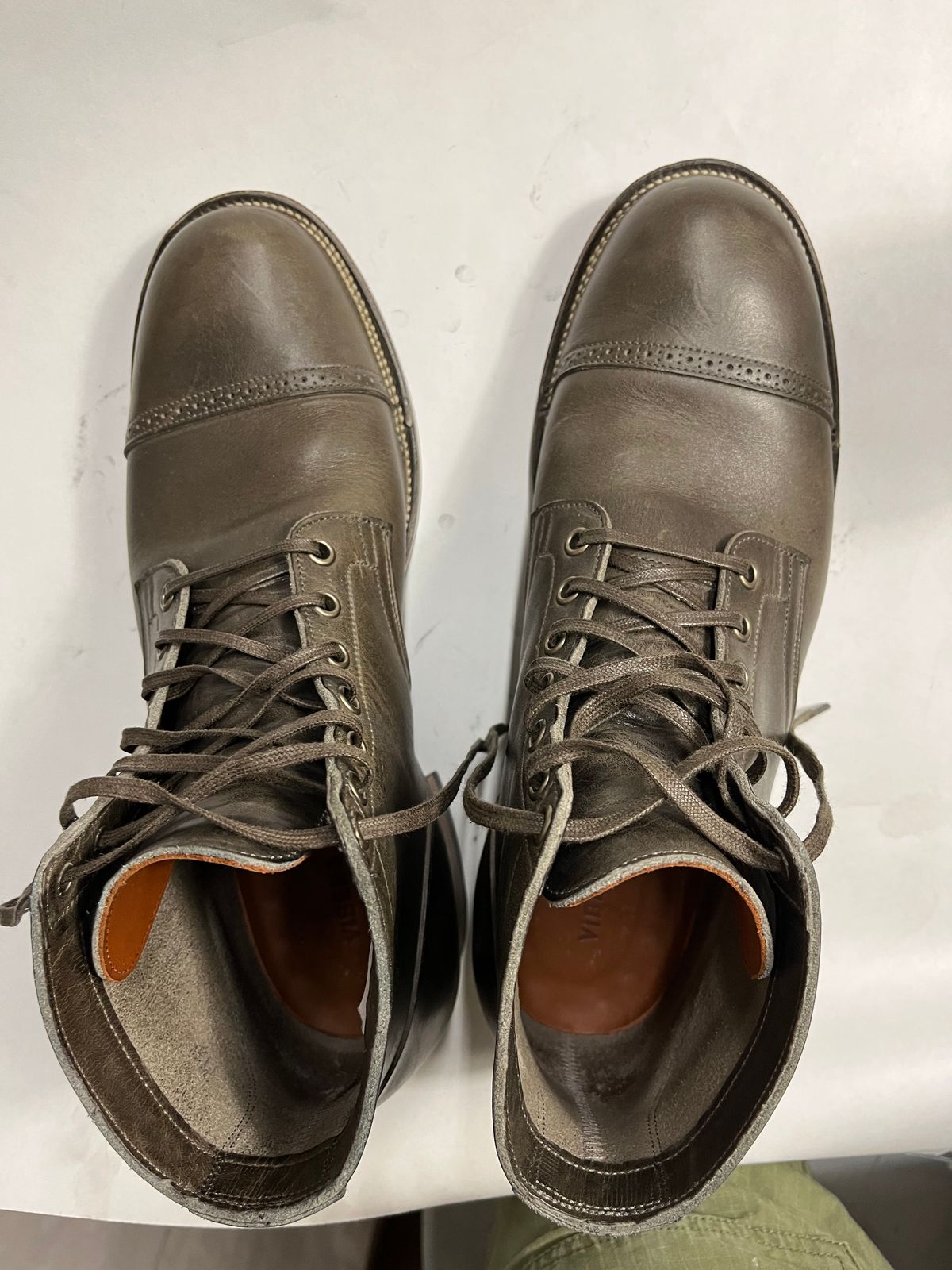 Photo by sweetlou on February 18, 2023 of the Viberg Service Boot in Unlisted Leather.