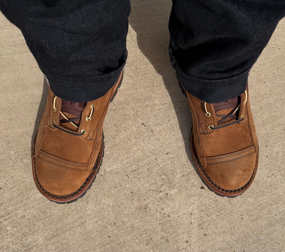 Photo by Bedrock on March 16, 2026 of the Nicks Nd5 in Seidel 1964 Tan Roughout.