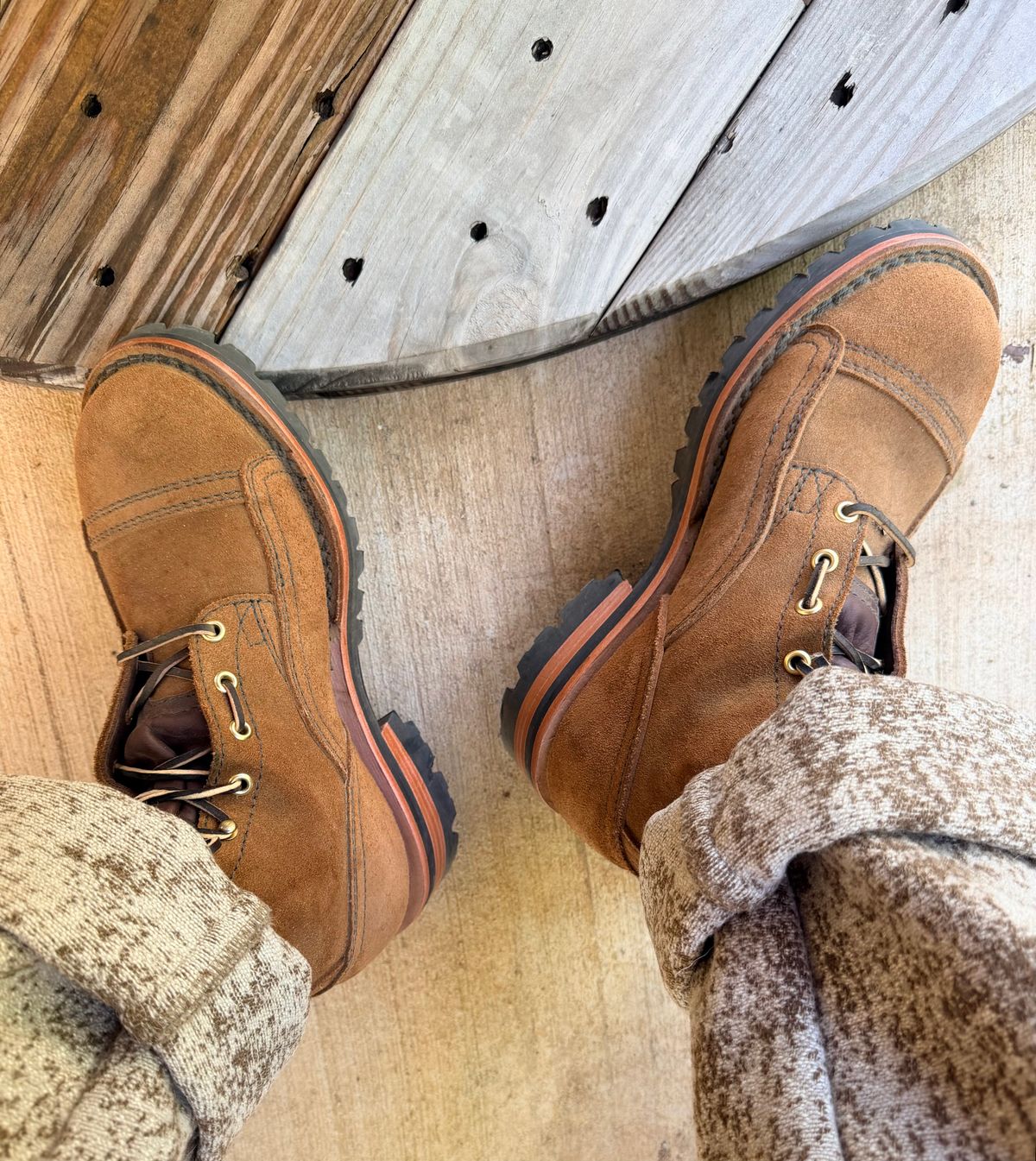 Photo by Bedrock on April 4, 2026 of the Nicks Nd5 in Seidel 1964 Tan Roughout.