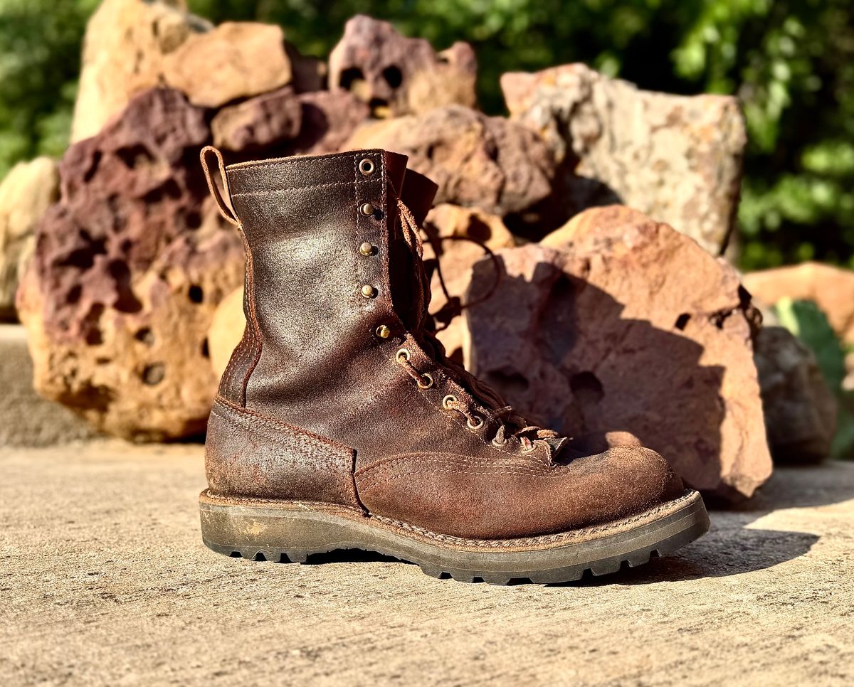 Photo by Bedrock on June 8, 2026 of the Nicks x Rose Anvil ND3 in Horween Brown Waxed Flesh.