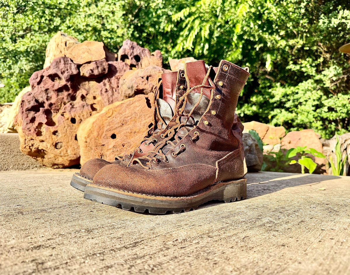 Photo by Bedrock on June 8, 2026 of the Nicks x Rose Anvil ND3 in Horween Brown Waxed Flesh.