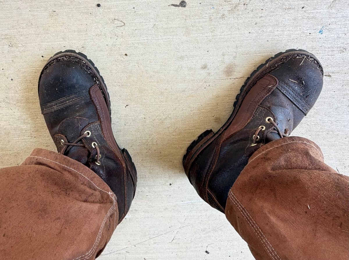 Photo by Bedrock on June 20, 2026 of the Nicks x Rose Anvil ND1 in Horween Brown Waxed Flesh.