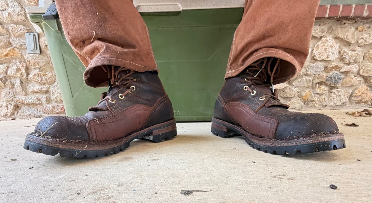 Photo by Bedrock on June 20, 2026 of the Nicks x Rose Anvil ND1 in Horween Brown Waxed Flesh.