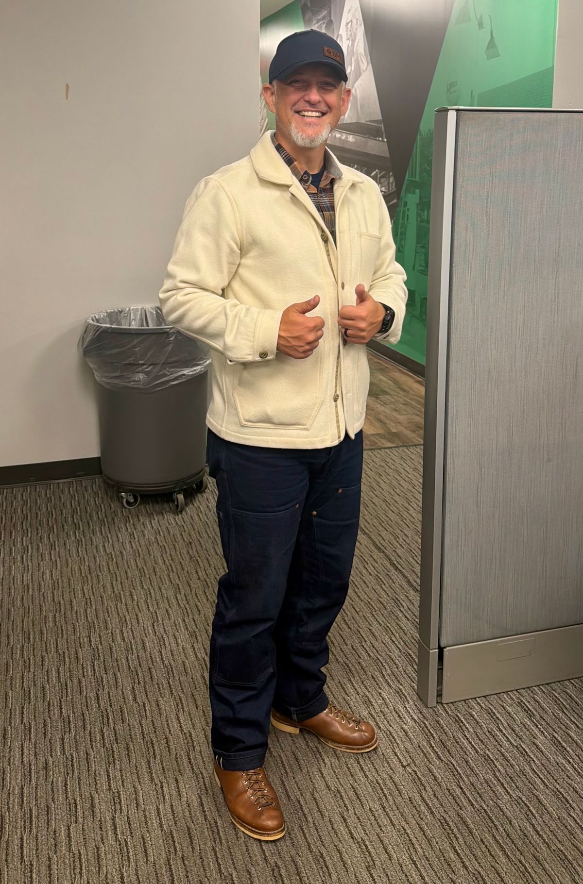 Photo by Bedrock on December 1, 2025 of the Oldspeed MFG Wholecut Monkey in Horween Natural Chromexcel.