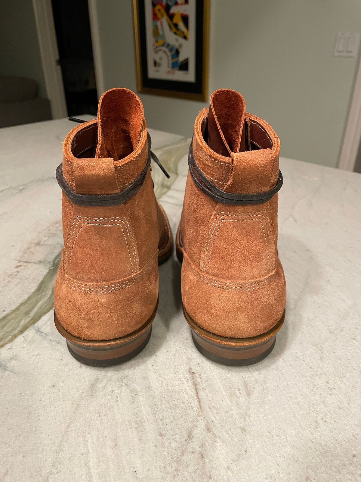 Photo by cstines83 on November 4, 2022 of the White's 350 Cruiser in Seidel Red Dog Oil Tan Roughout.