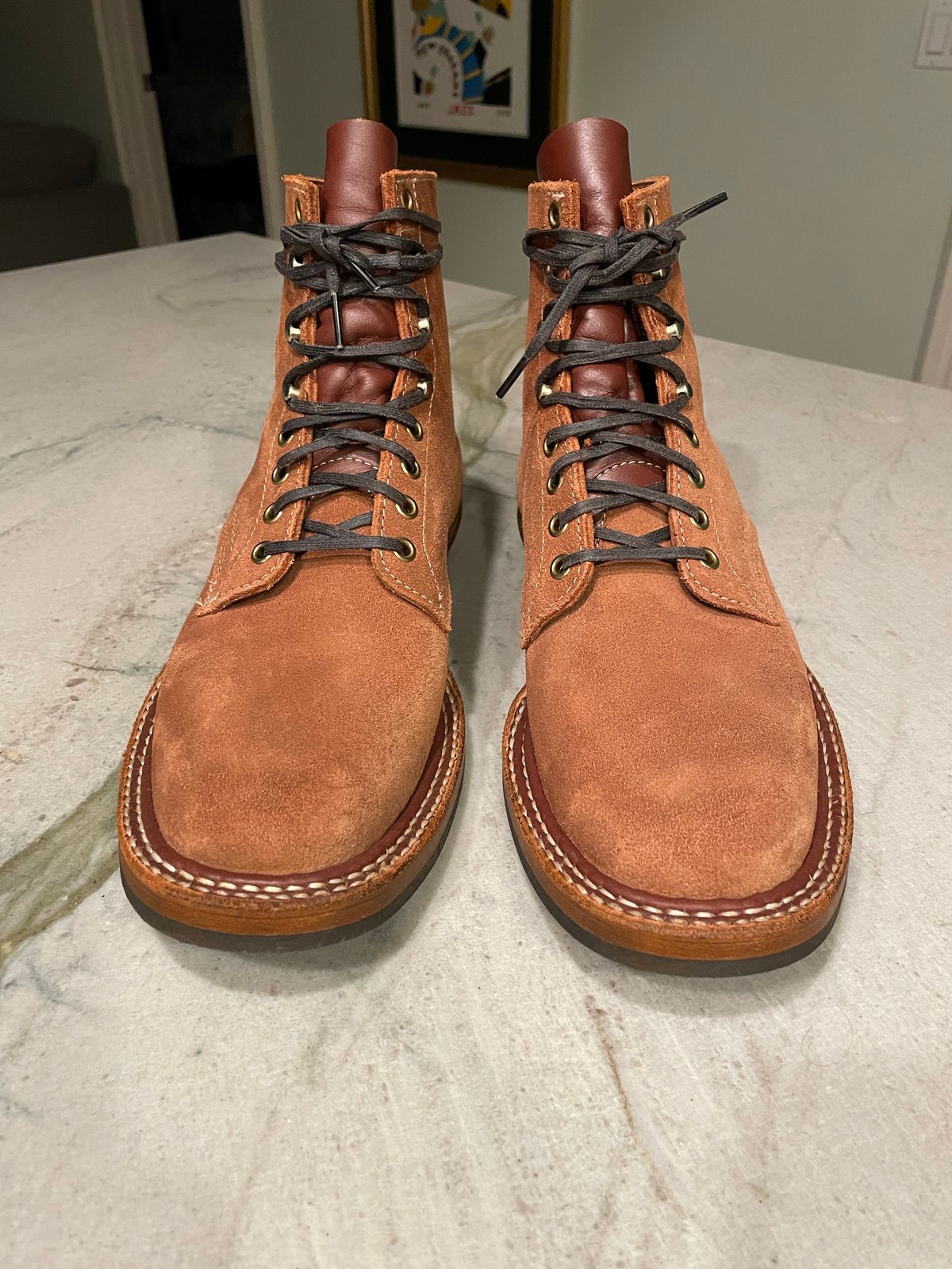 Photo by cstines83 on November 4, 2022 of the White's 350 Cruiser in Seidel Red Dog Oil Tan Roughout.