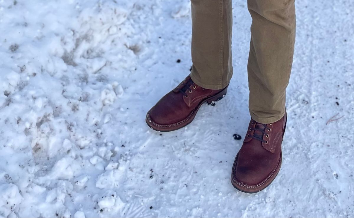 Photo by cstines83 on February 5, 2023 of the White's 350 Cruiser in Seidel Red Dog Oil Tan Roughout.