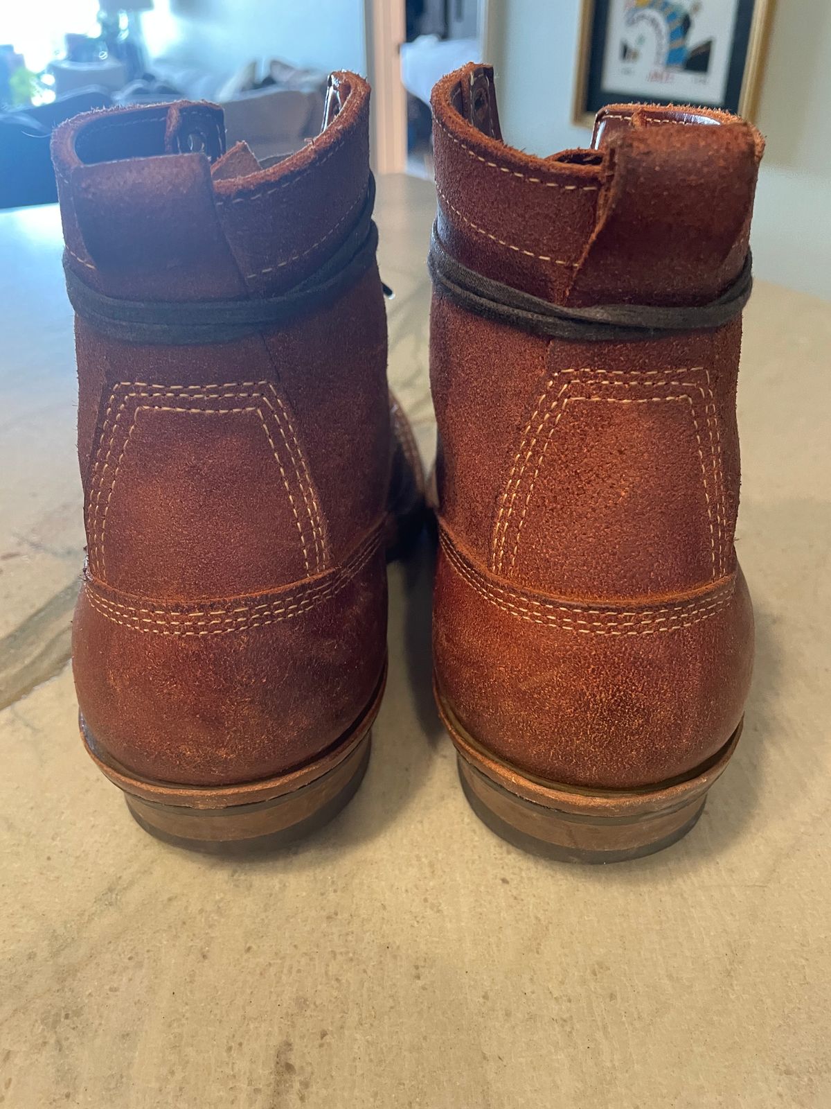 Photo by cstines83 on February 5, 2023 of the White's 350 Cruiser in Seidel Red Dog Oil Tan Roughout.