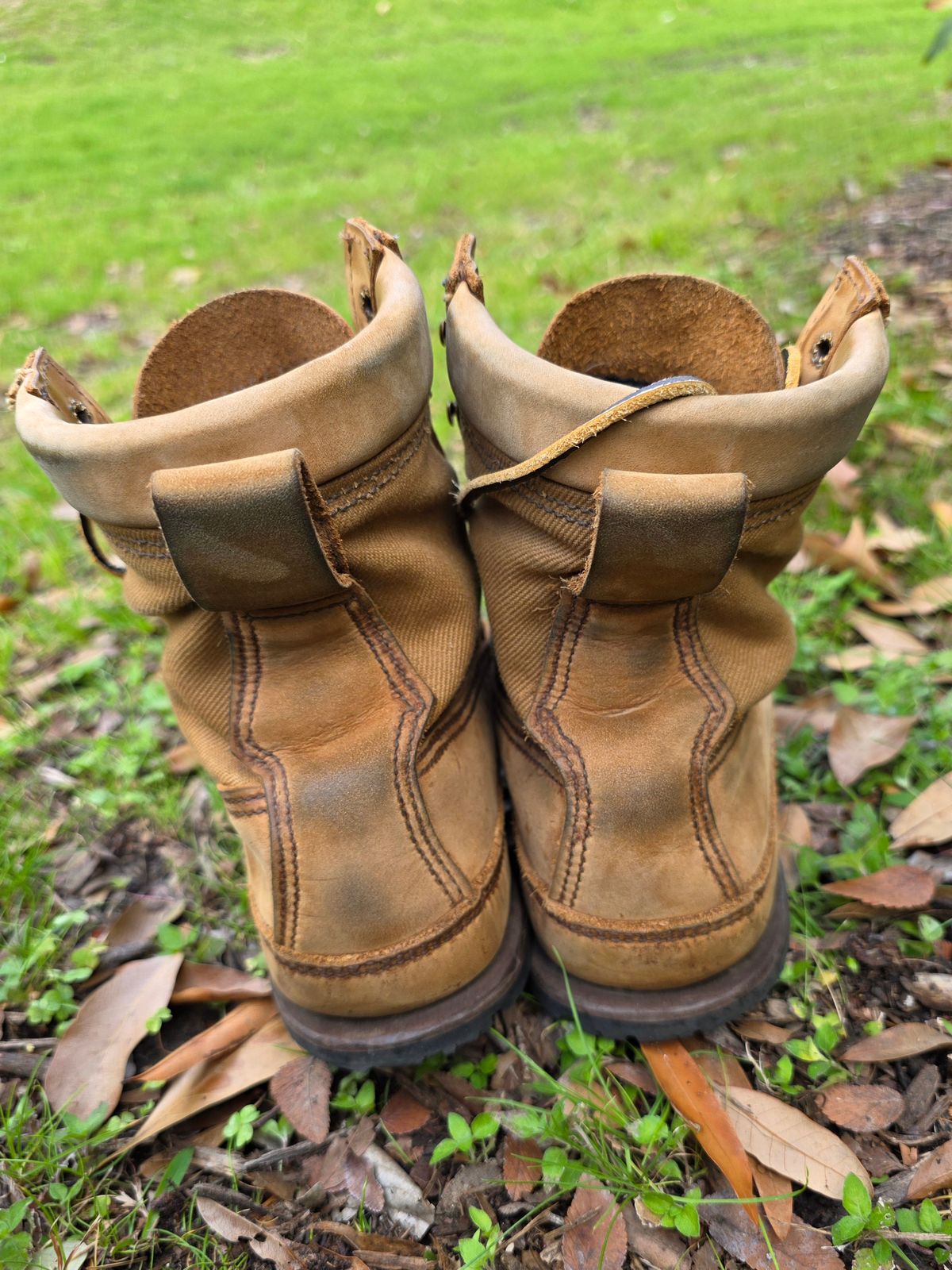 Photo by redfishjoefish on March 3, 2026 of the Russell Moccasin Co. Joe's PH Premier Build in S.B. Foot Peco Chamois.