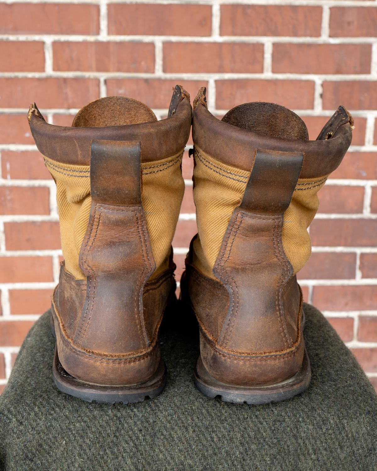 Photo by redfishjoefish on April 5, 2026 of the Russell Moccasin Co. Joe's PH Premier Build in S.B. Foot Peco Chamois.