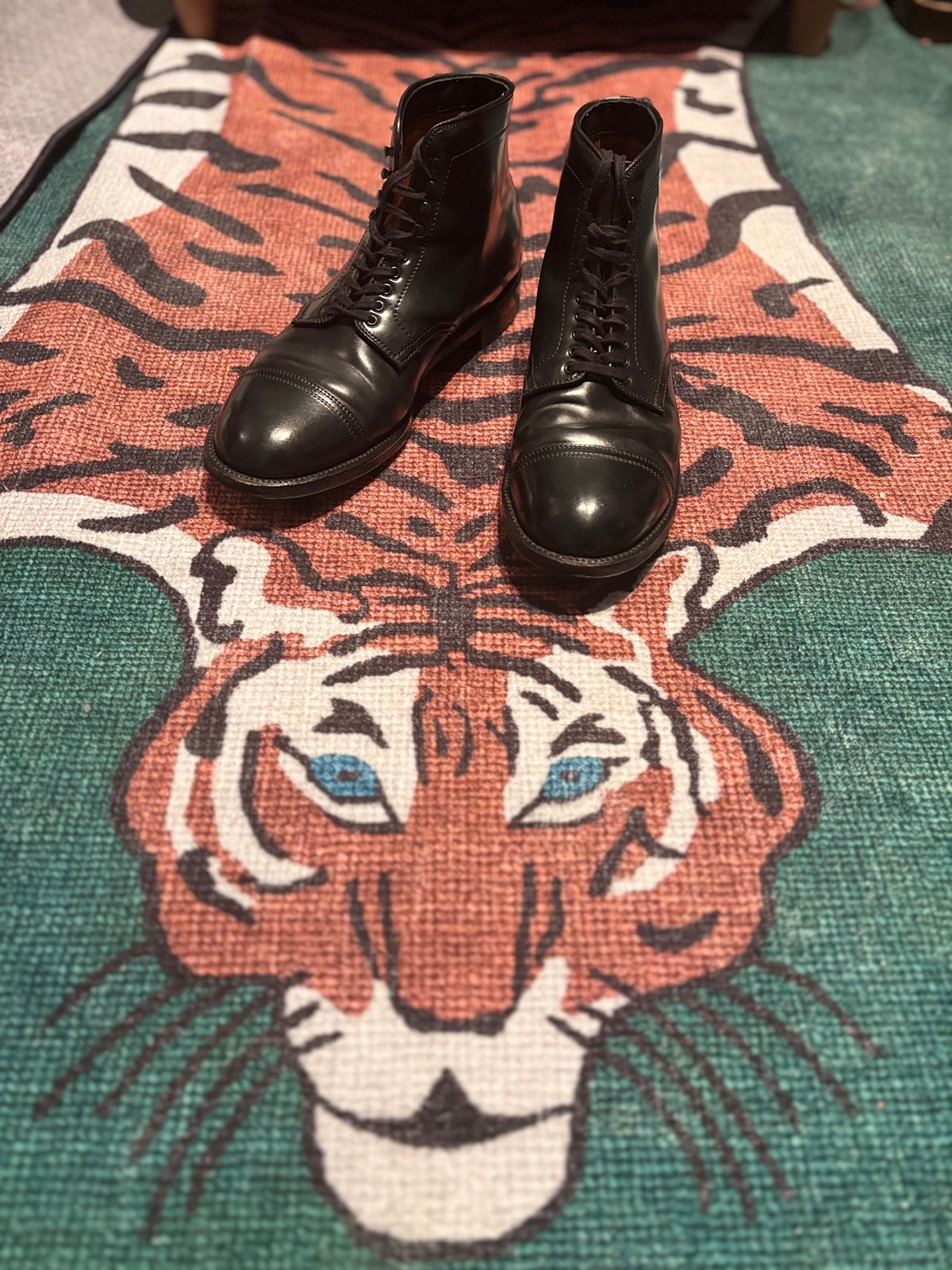 Photo by Way2Jeff on January 6, 2026 of the Alden Cavalry Boot in Horween Black Shell Cordovan.