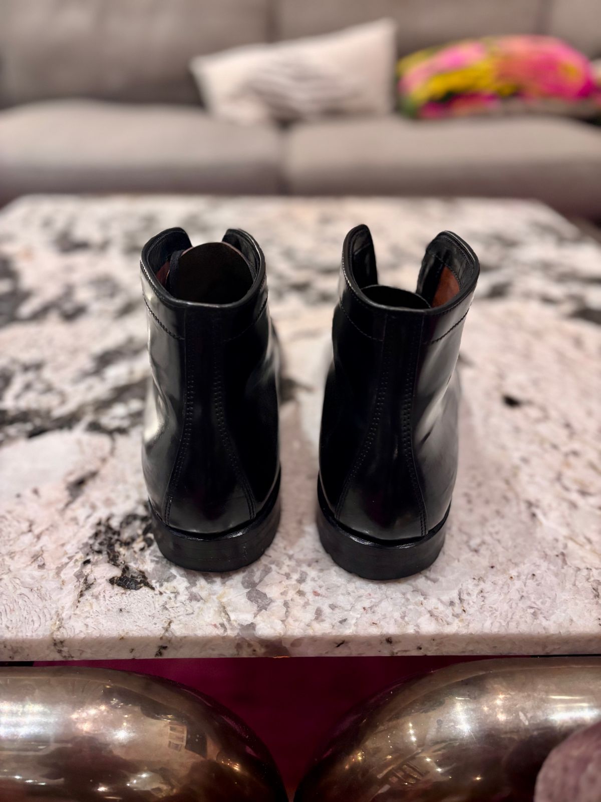 Photo by Way2Jeff on March 6, 2026 of the Alden Cavalry Boot in Horween Black Shell Cordovan.