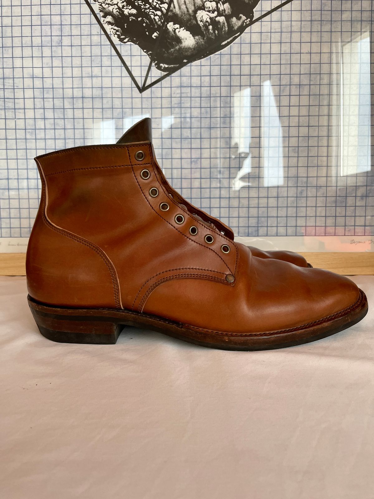 Photo by soleprofessor on December 4, 2022 of the NF Bootmaker Milton Boot in Maryam Toscanello Horsebutt.