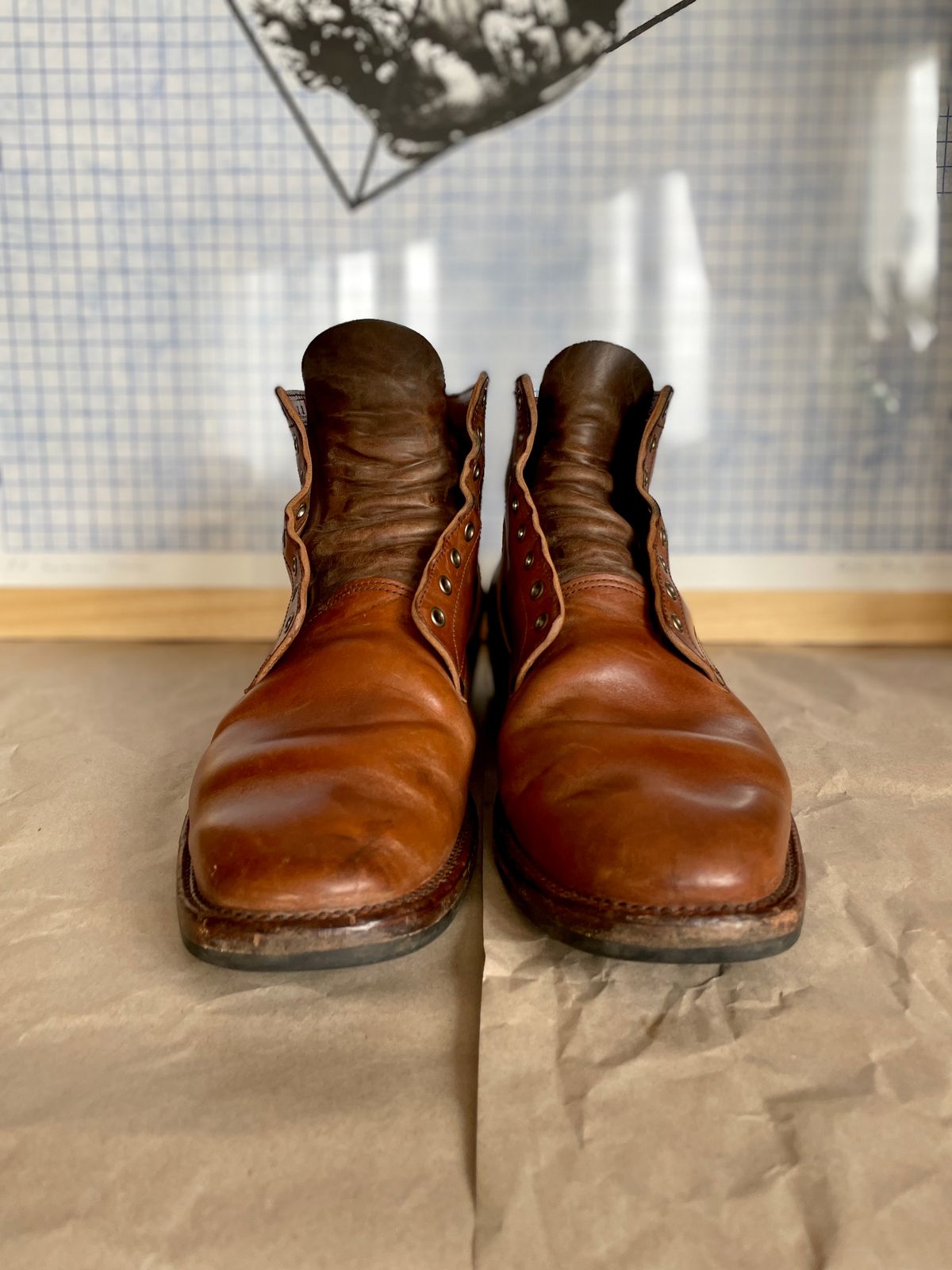 Photo by soleprofessor on January 5, 2023 of the NF Bootmaker Milton Boot in Maryam Toscanello Horsebutt.