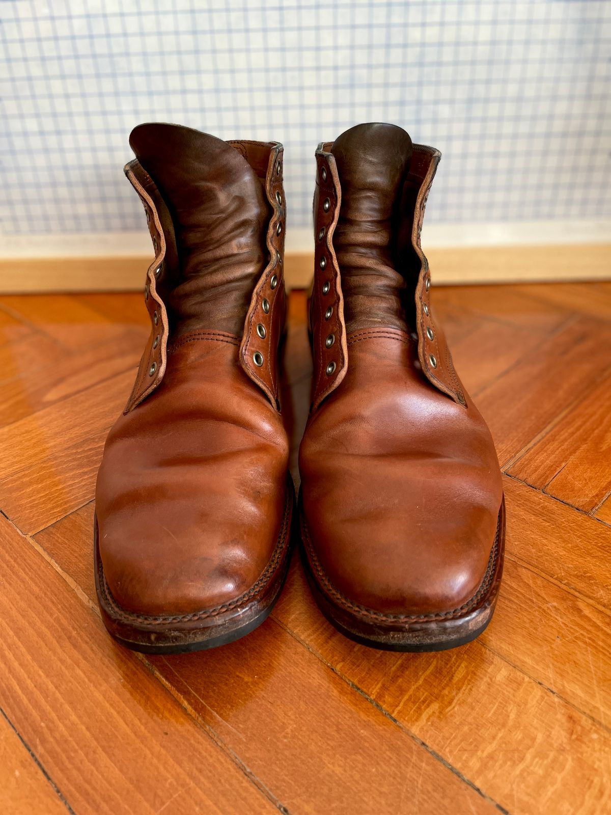 Photo by soleprofessor on February 4, 2023 of the NF Bootmaker Milton Boot in Maryam Toscanello Horsebutt.