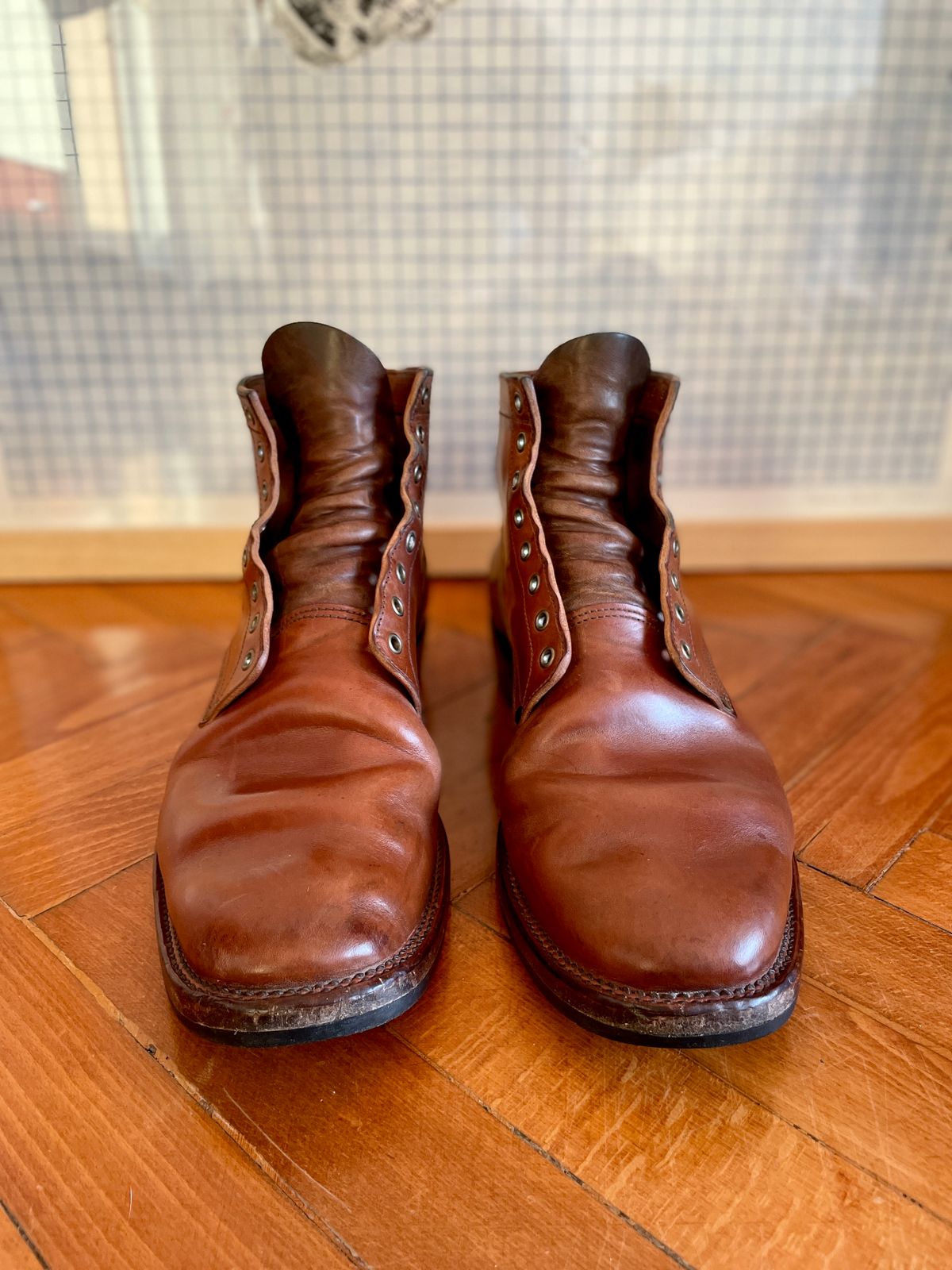 Photo by soleprofessor on March 5, 2023 of the NF Bootmaker Milton Boot in Maryam Toscanello Horsebutt.